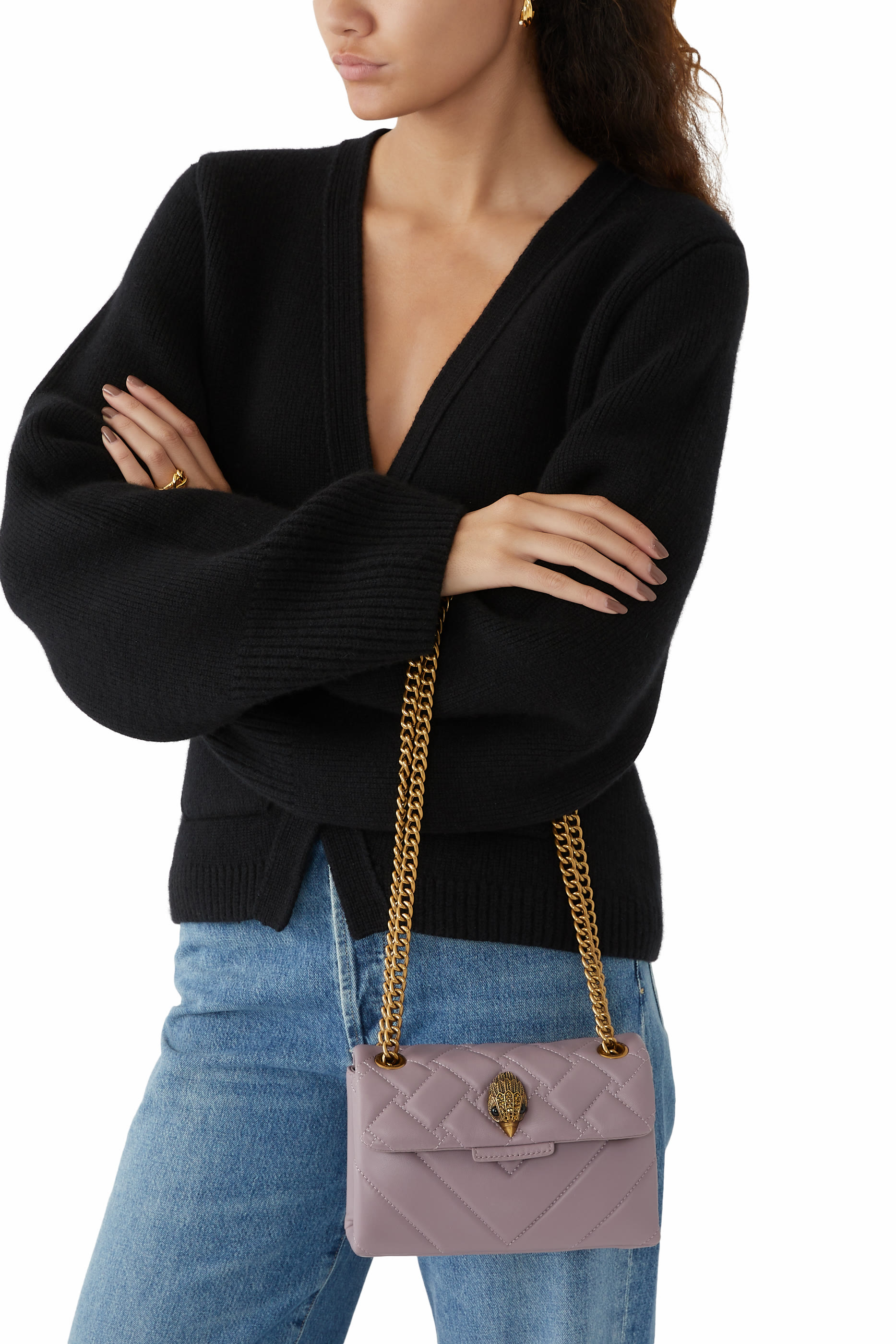 Mini Leather Kensington Bag