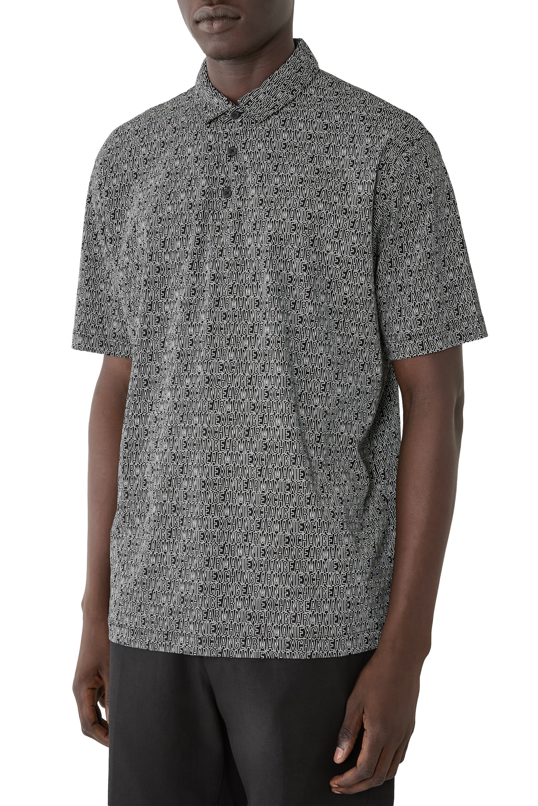 Logo Pattern Polo Shirt