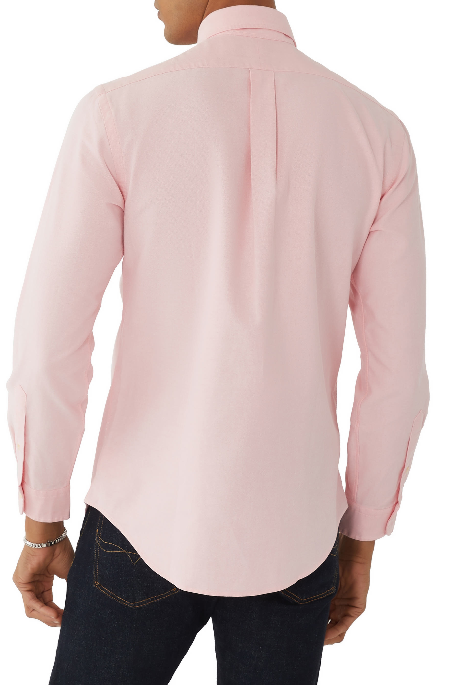 Embroidered Logo Cotton Shirt