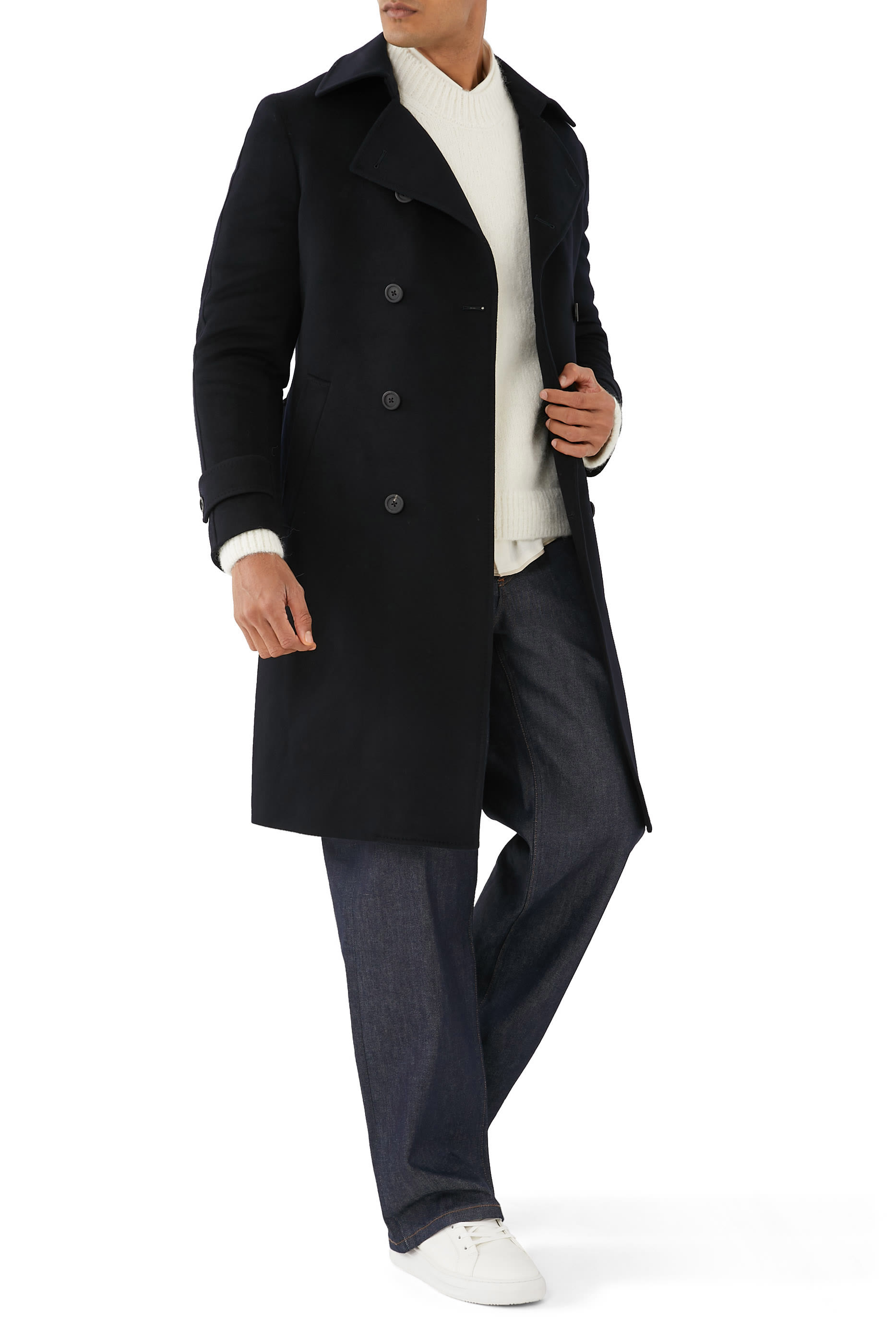 Double Breasted Overcoat