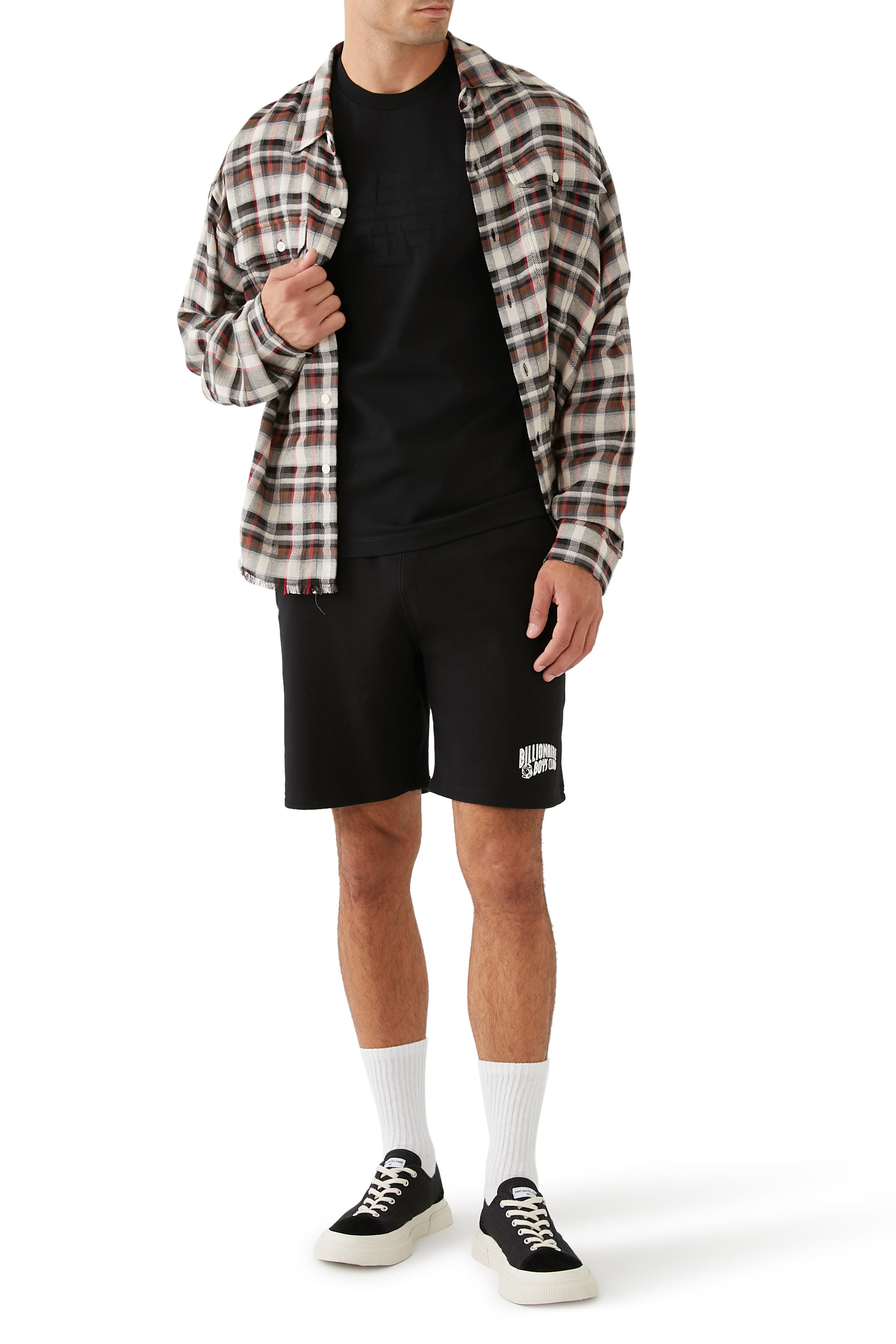 Jersey T-shirt with Jacquard Logo