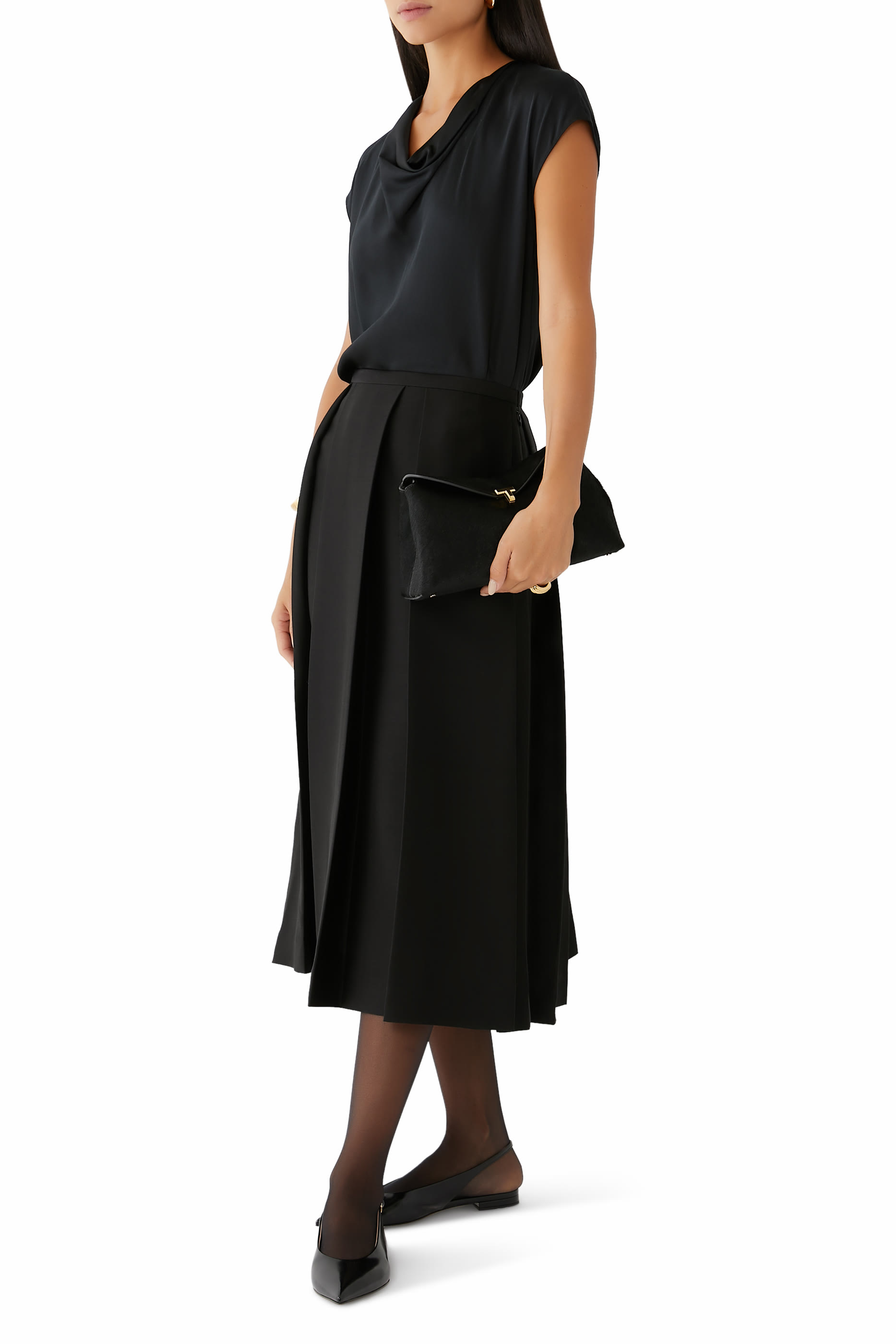 Wool Silk Twinflower Skirt