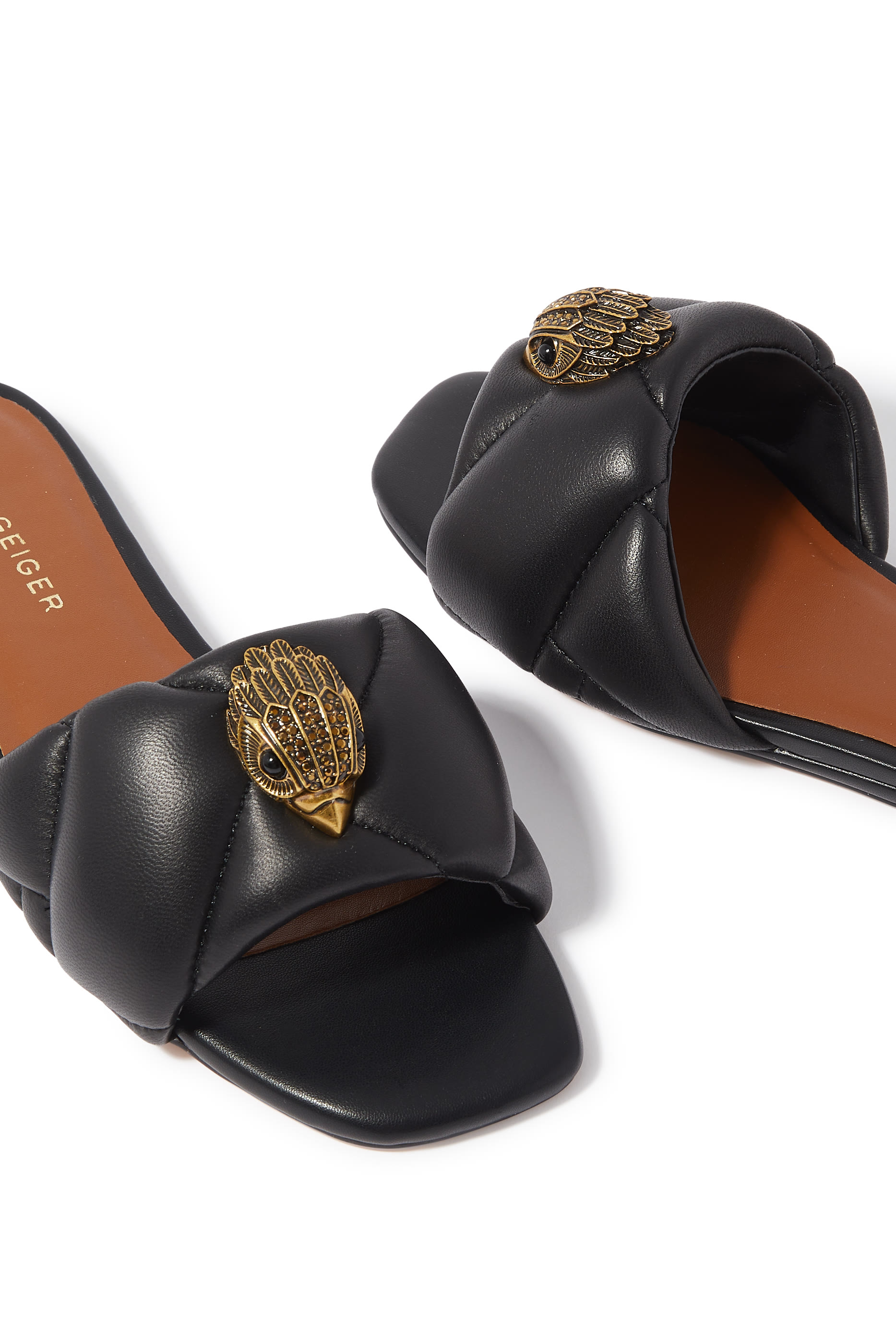 Kensington Puff Leather Sandals