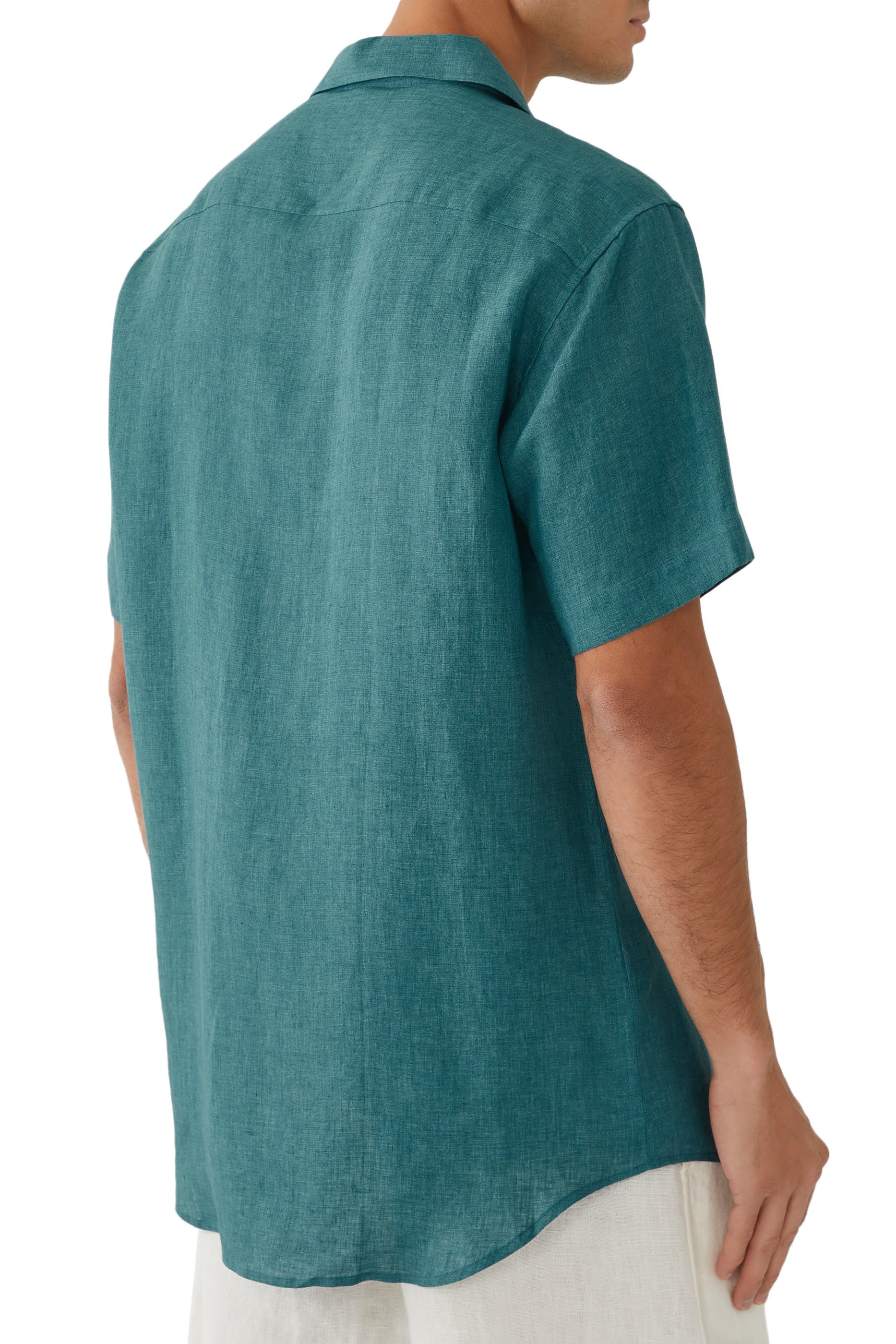 Short Sleeves Linen Shirt