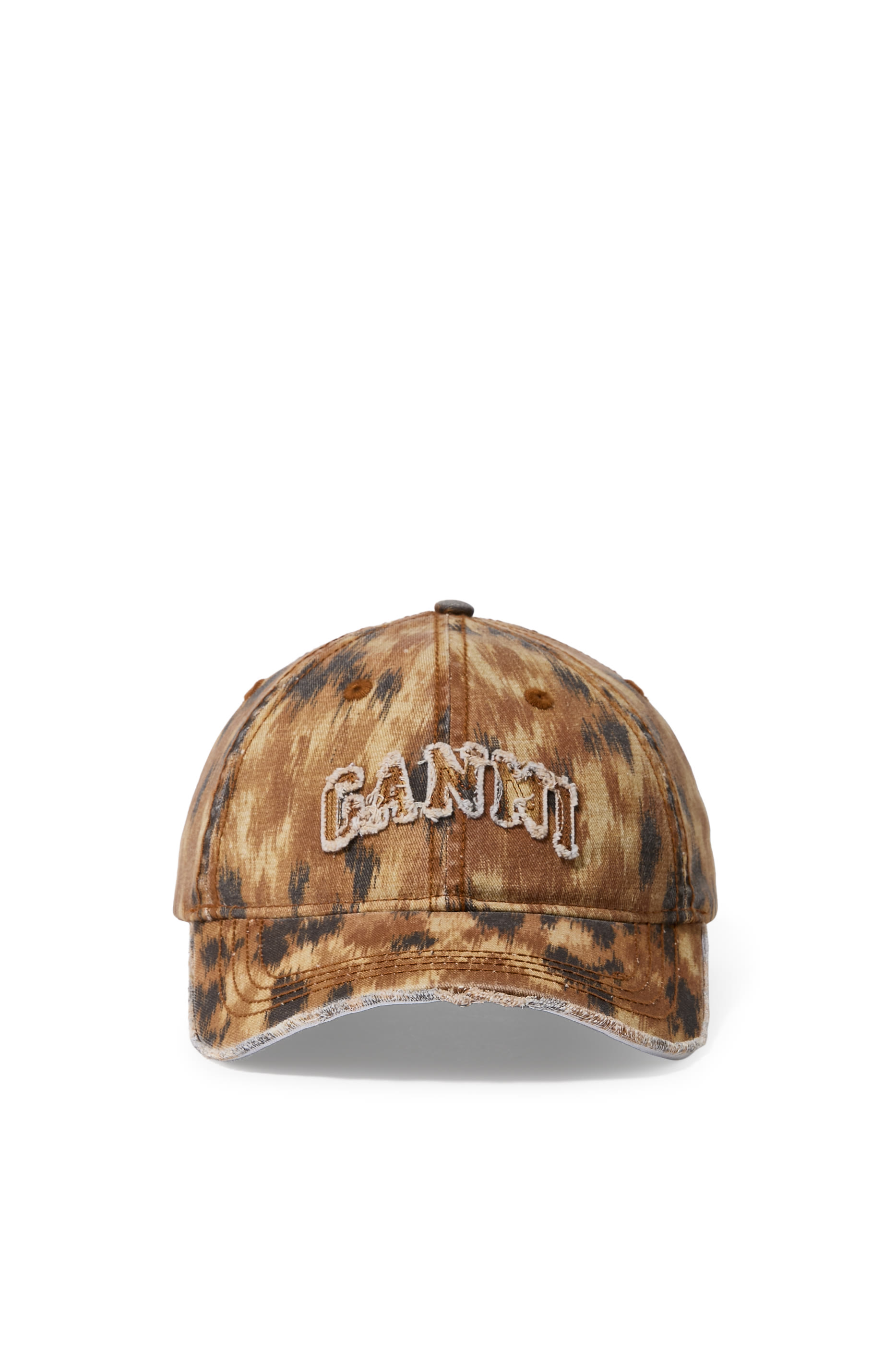 Washed Cotton Print Canvas Cap