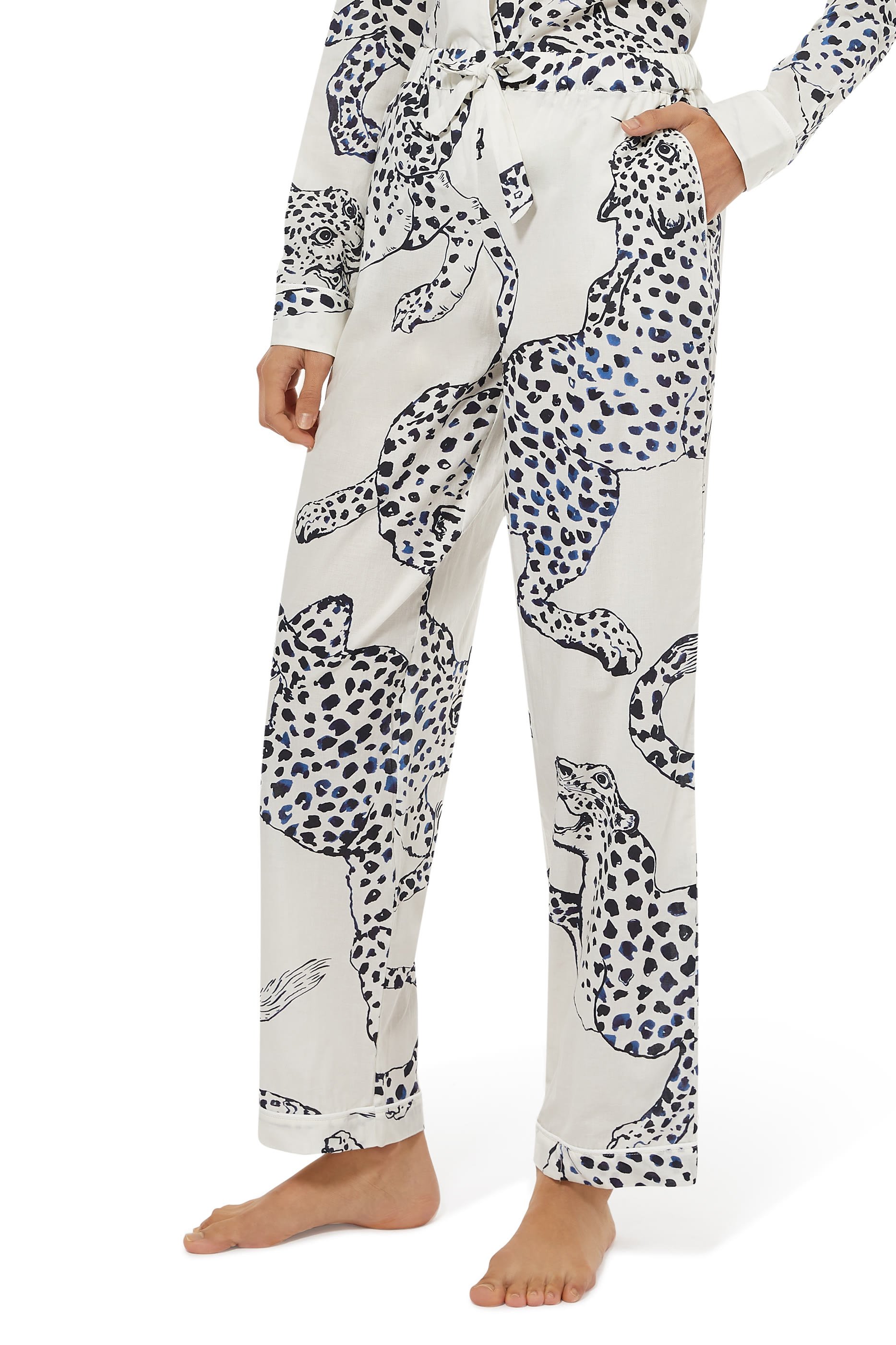 Jaguar Print Pajama Set