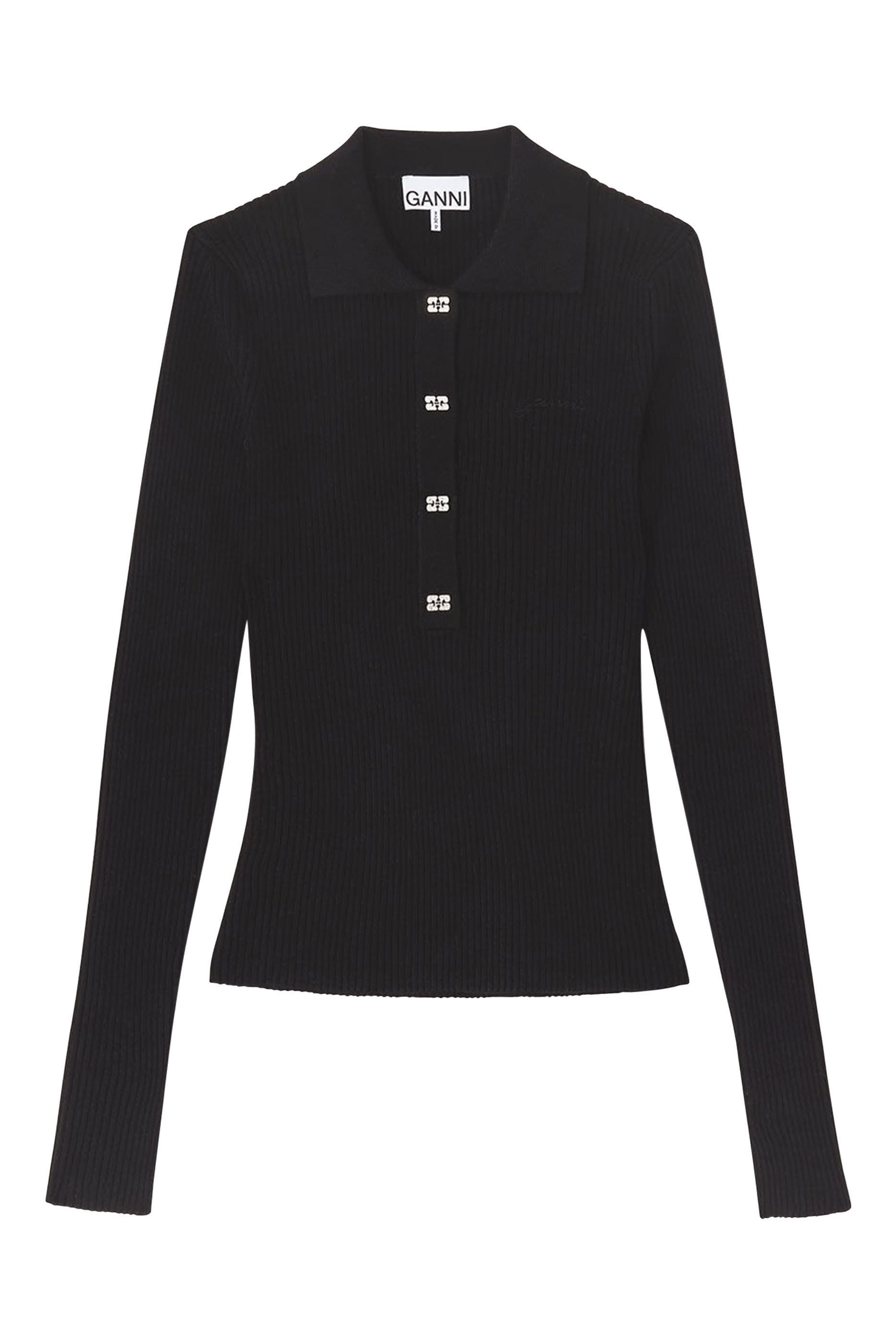 Fine Sequin Knitted Polo