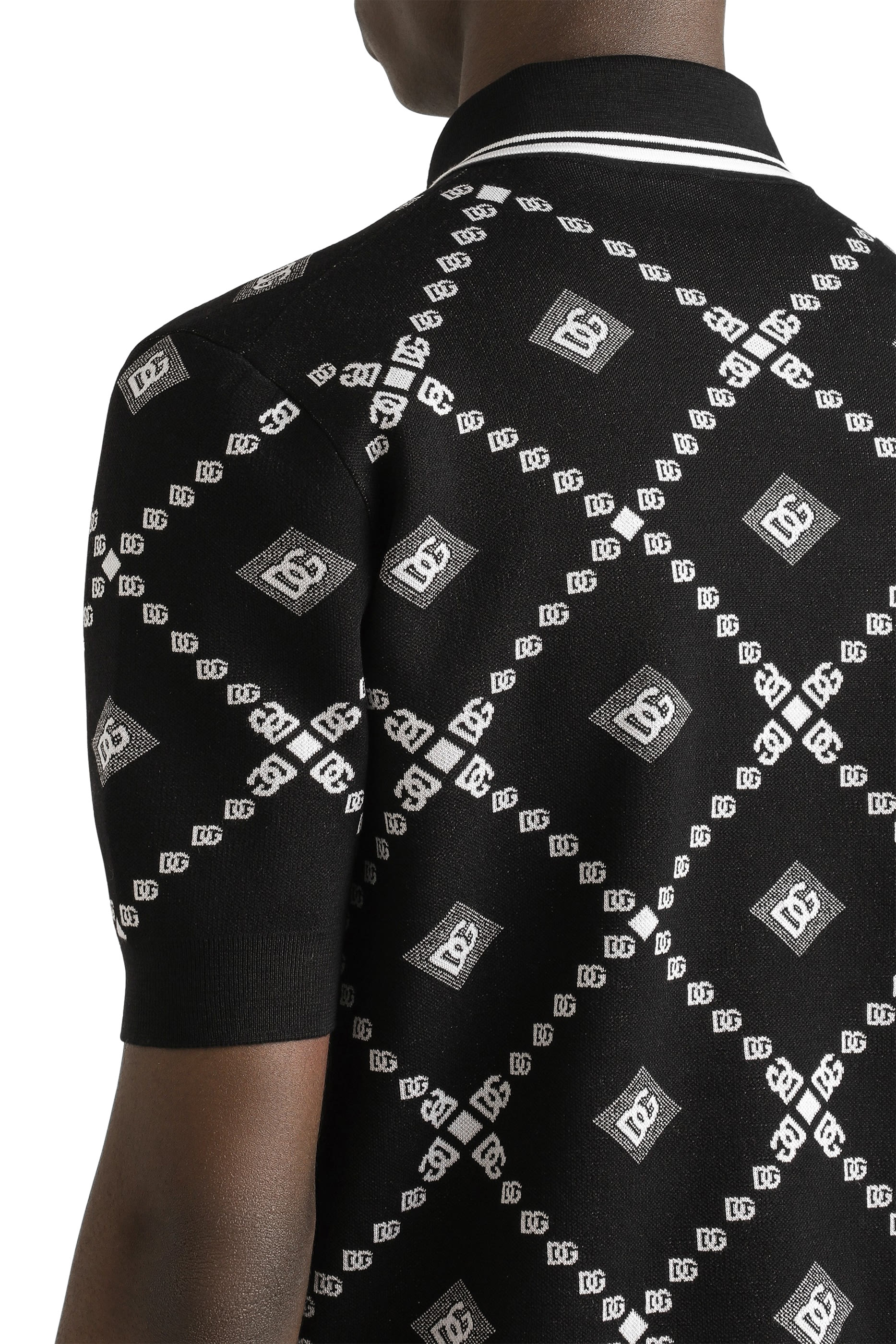 Jacquard Piqué Polo Shirt