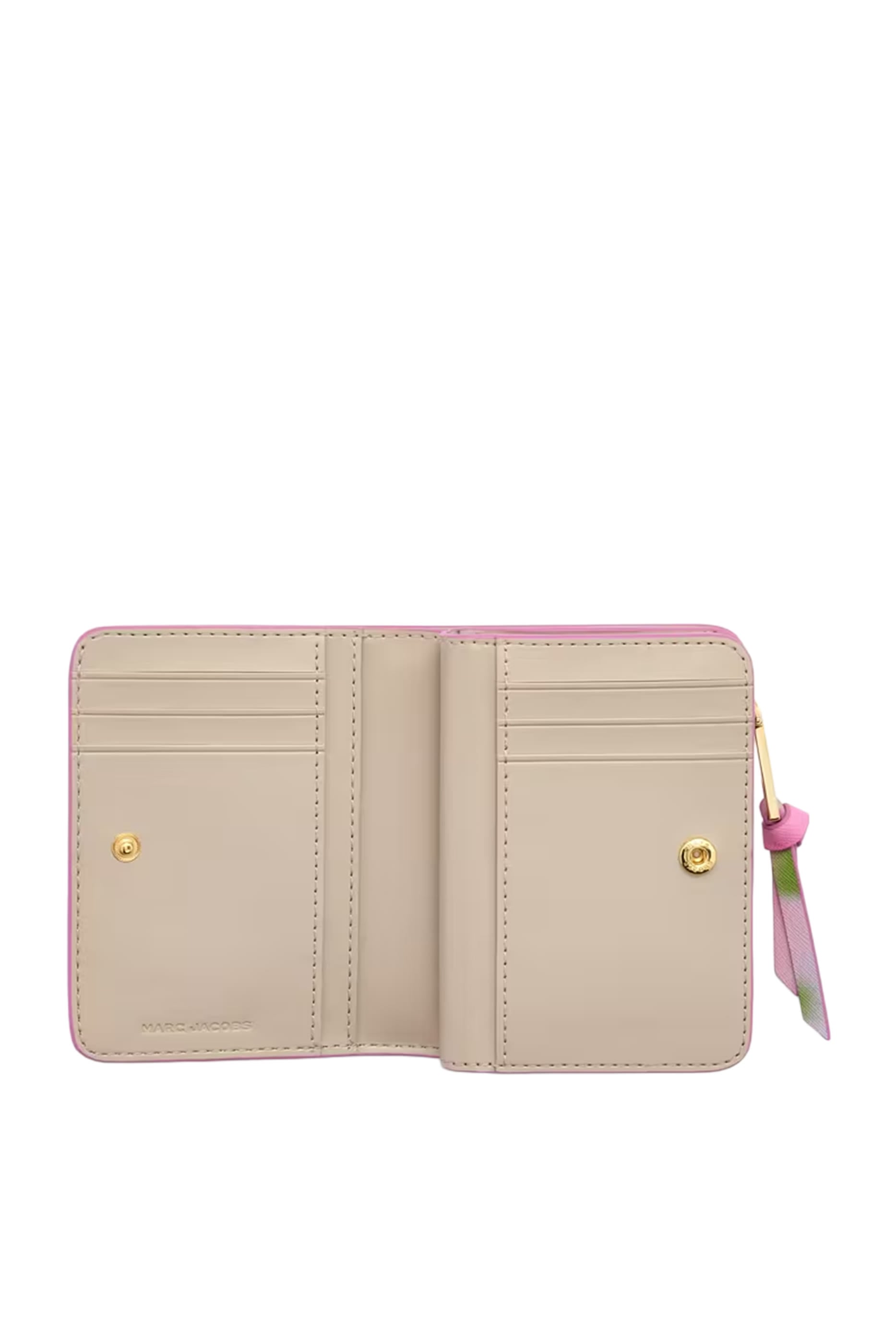 Blurred Floral Snapshot Mini Compact Wallet 