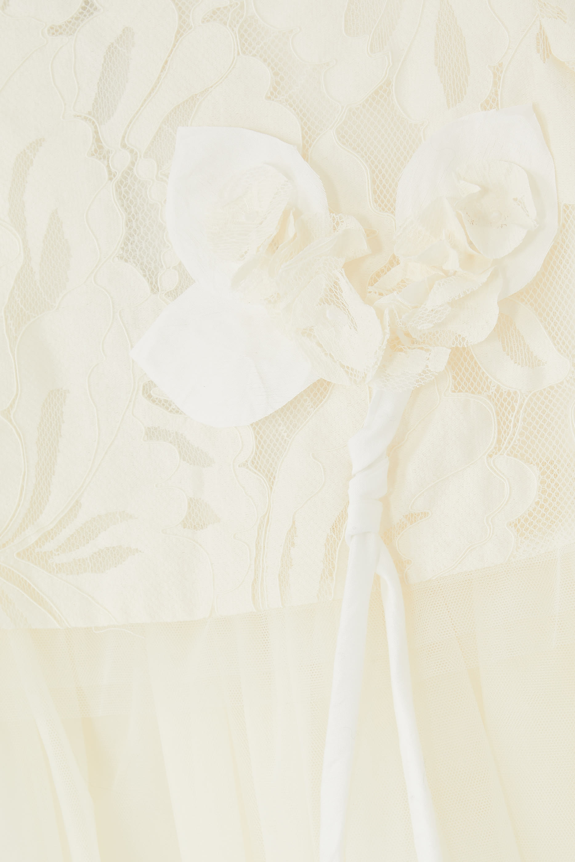 Kids Pleated Lace Dress