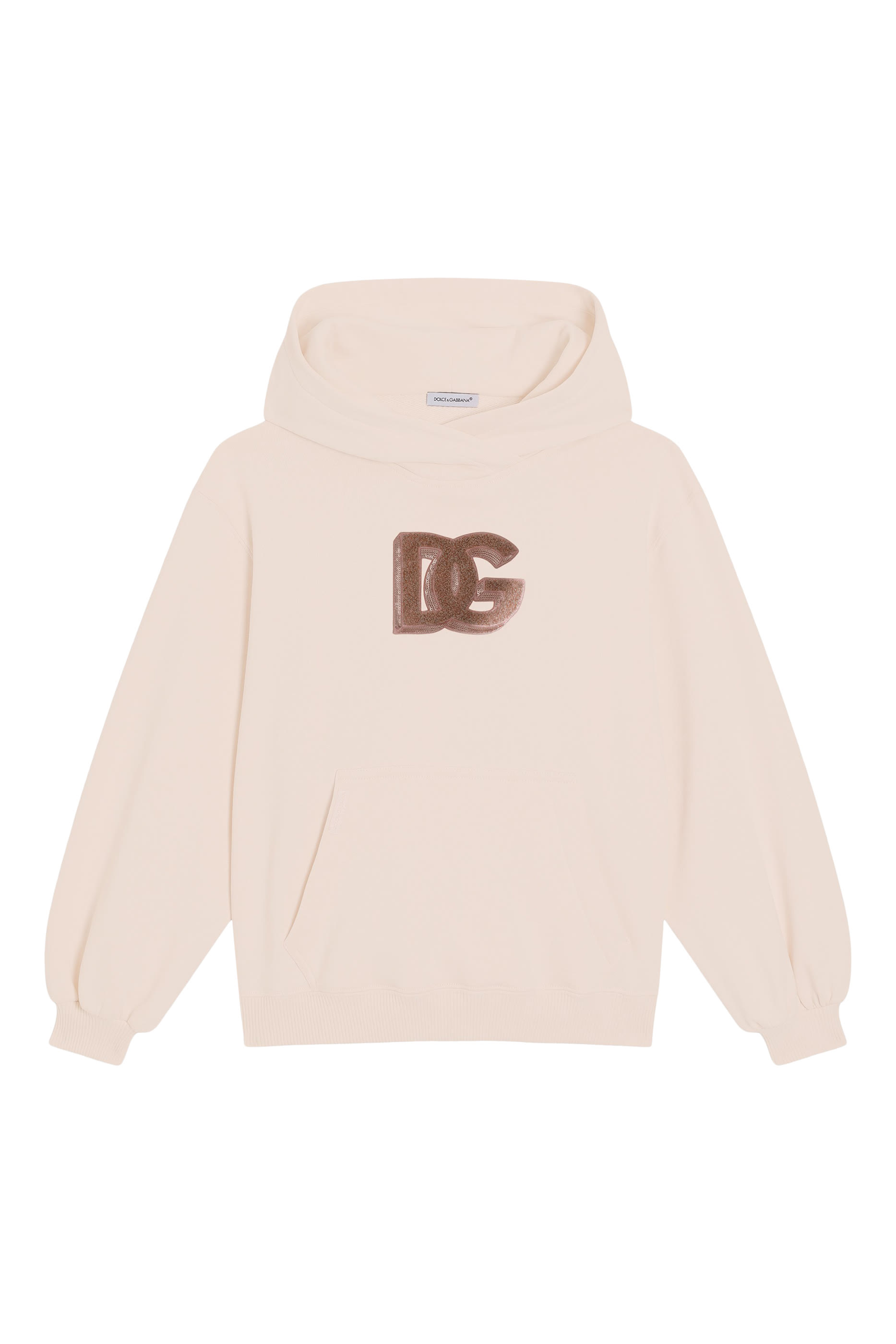 Kids DG Sequin Patch Fleece Hoodie