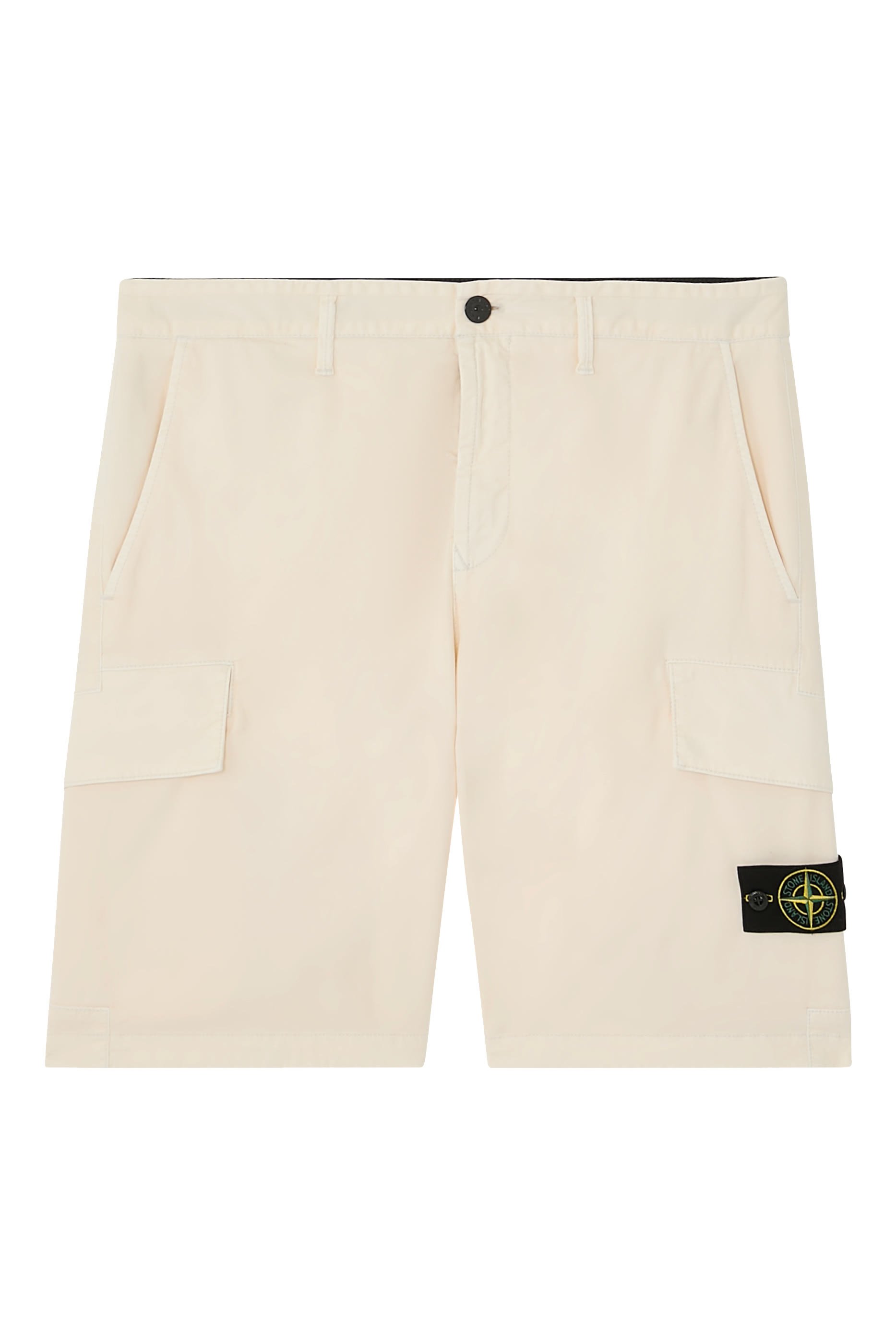 Logo Patch Cargo Bermuda Shorts