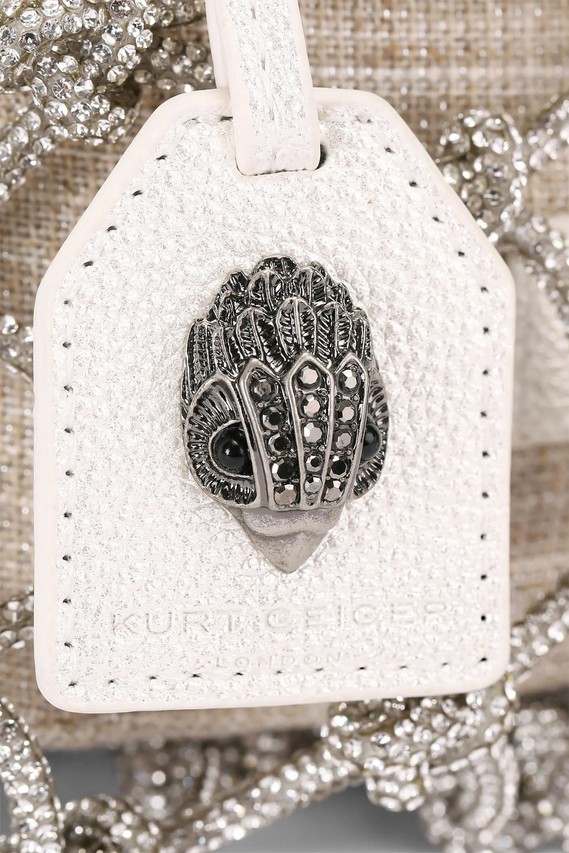 Small Crystal Macram&eacute; Bag