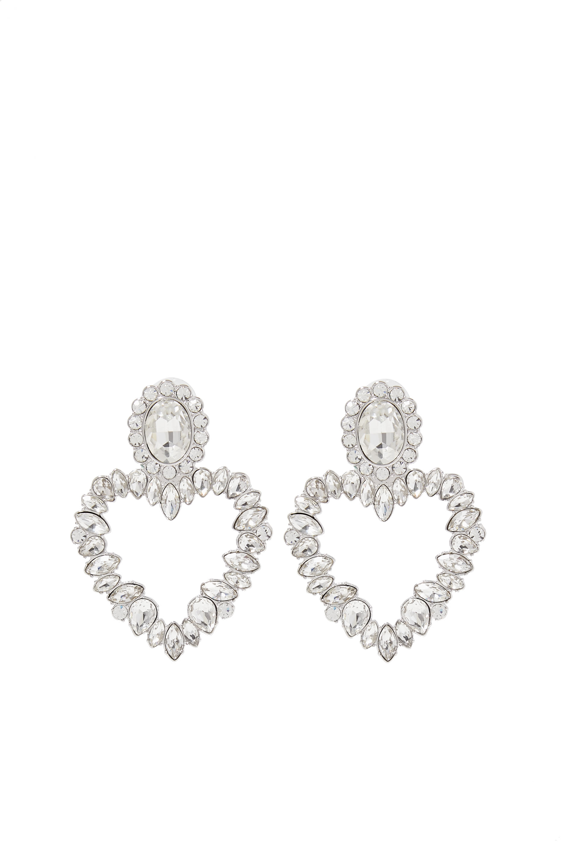 Crystal Heart Earrings