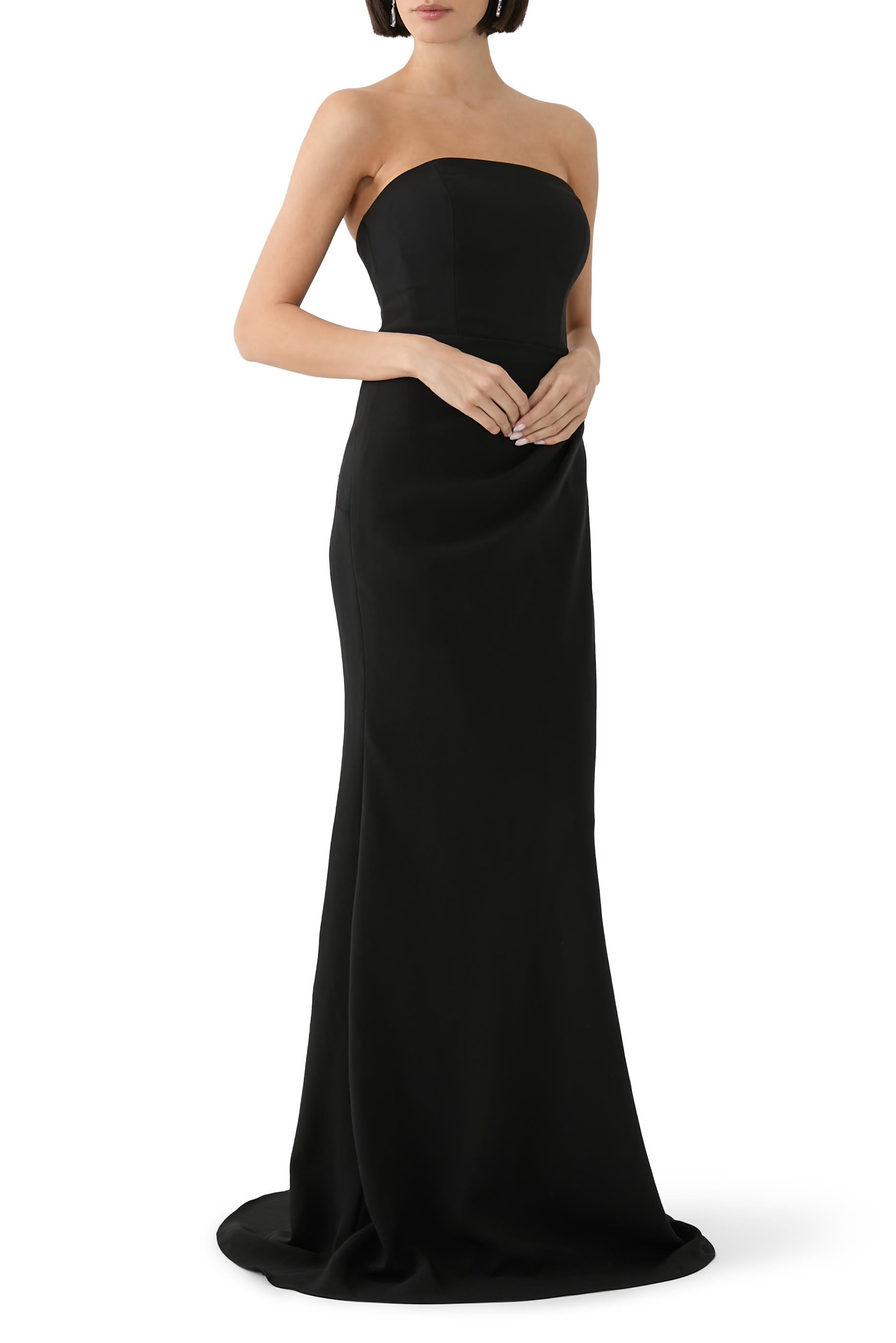 Crepe Dress with Beaded Bolero