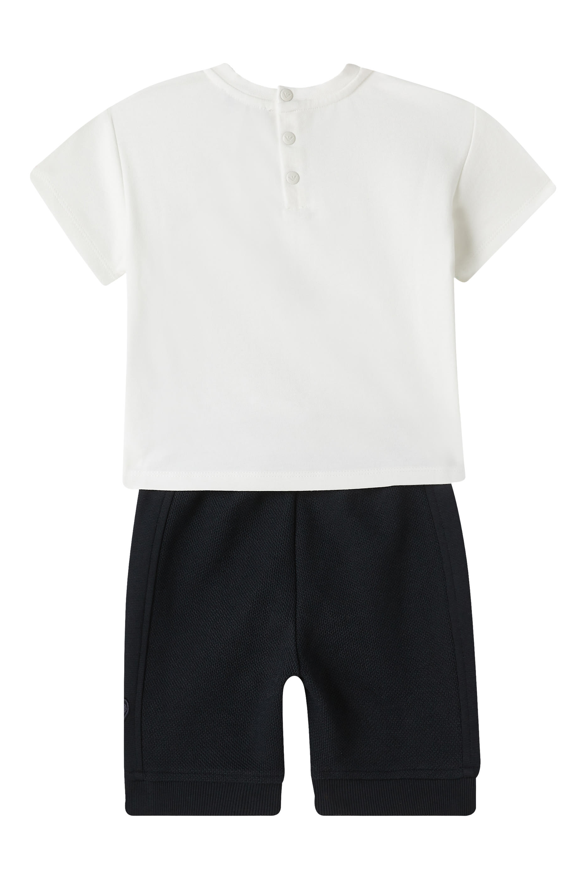 Logo-Embroidered T-Shirt and Shorts Set