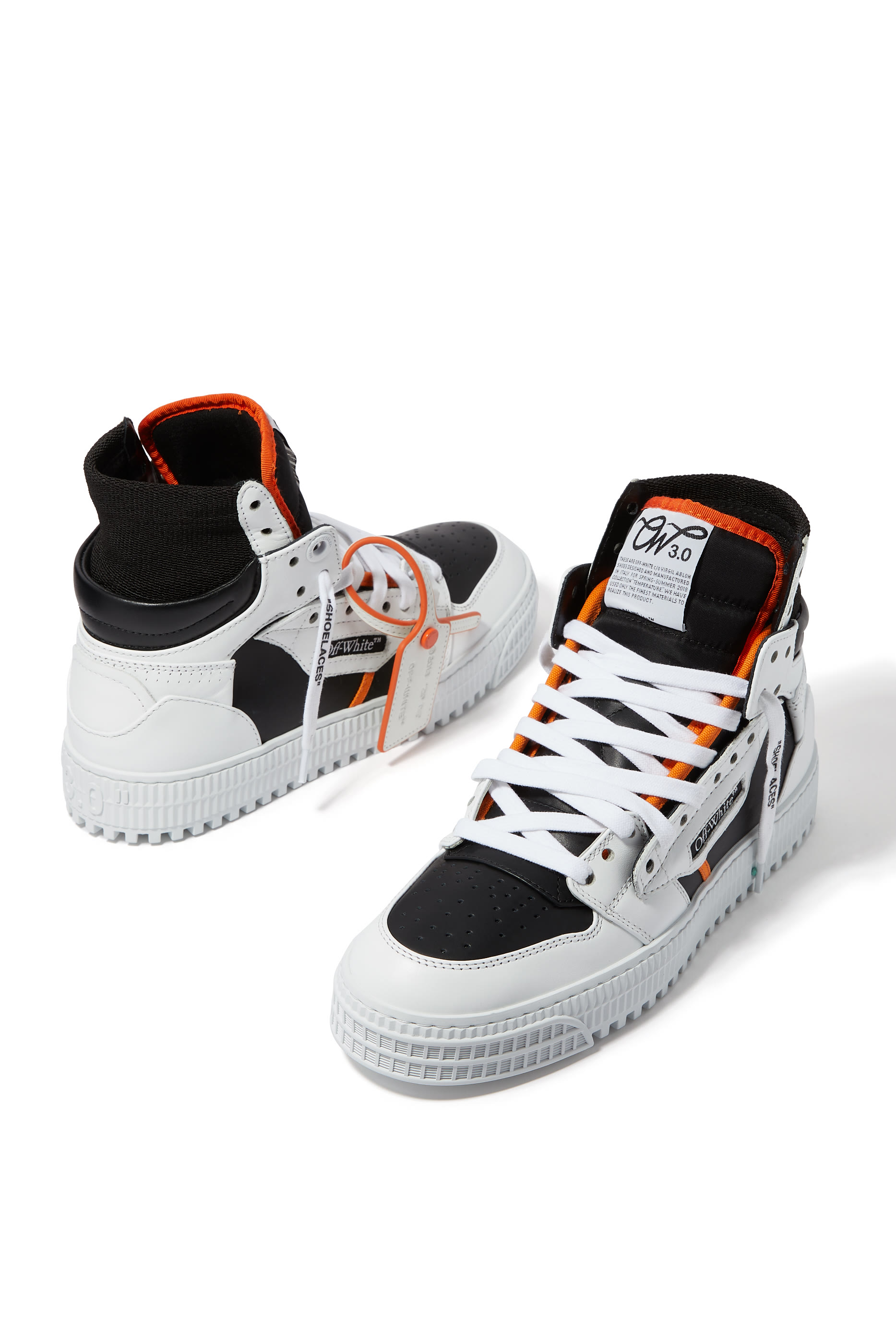 3.0 Off Court Leather Sneakers