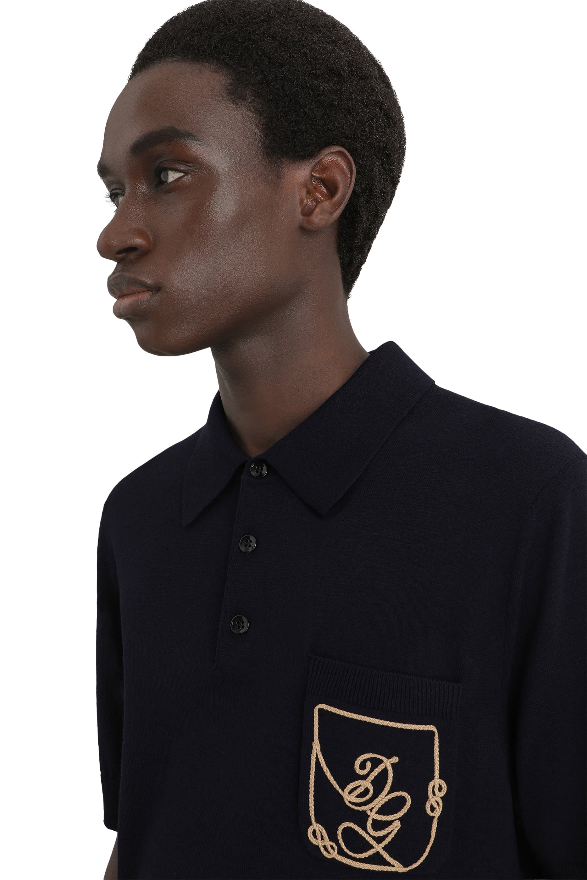 Virgin Wool Polo Shirt