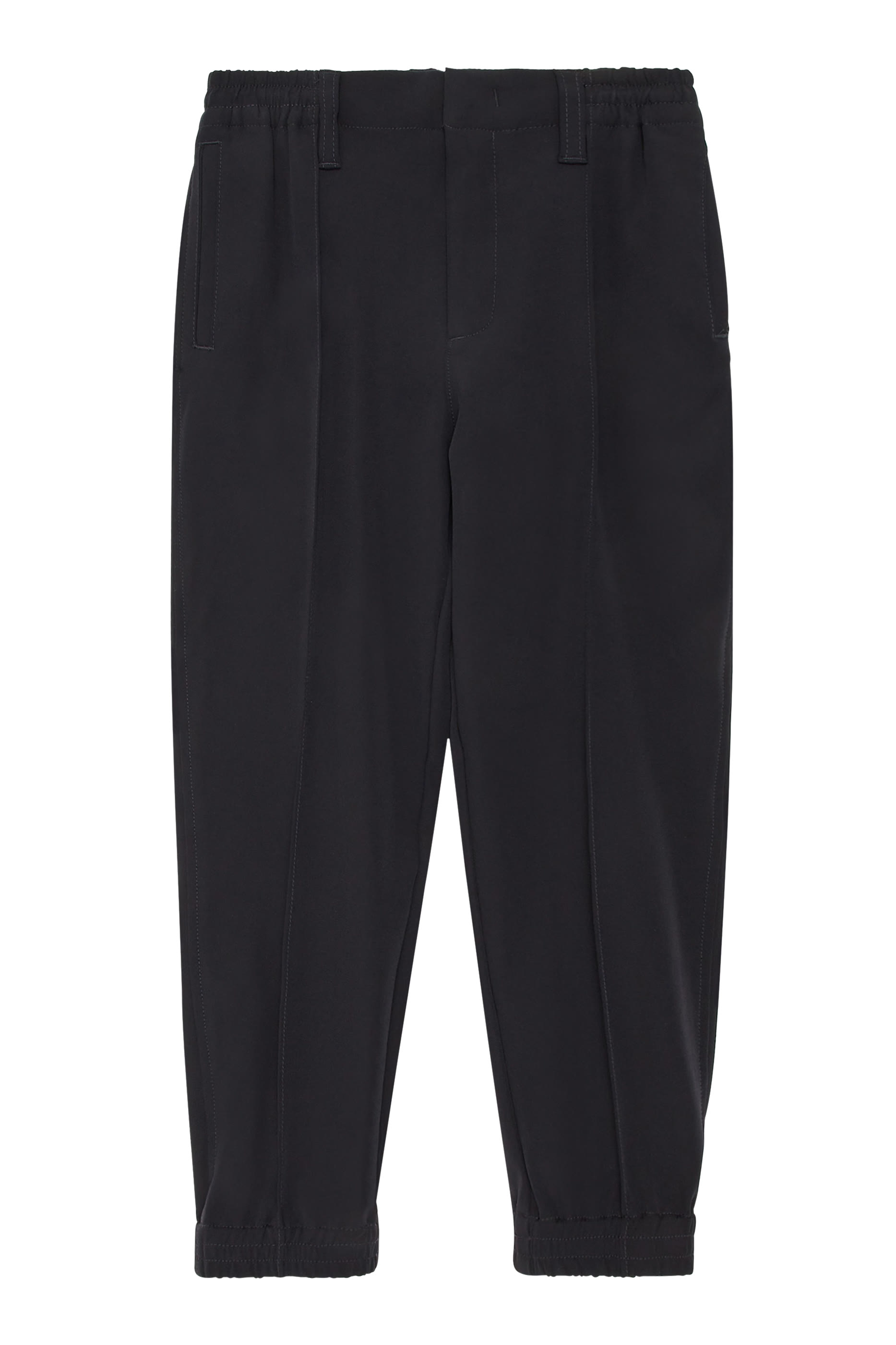 Kids Soft-Touch Nylon Pin-Tuck Jogger Pants