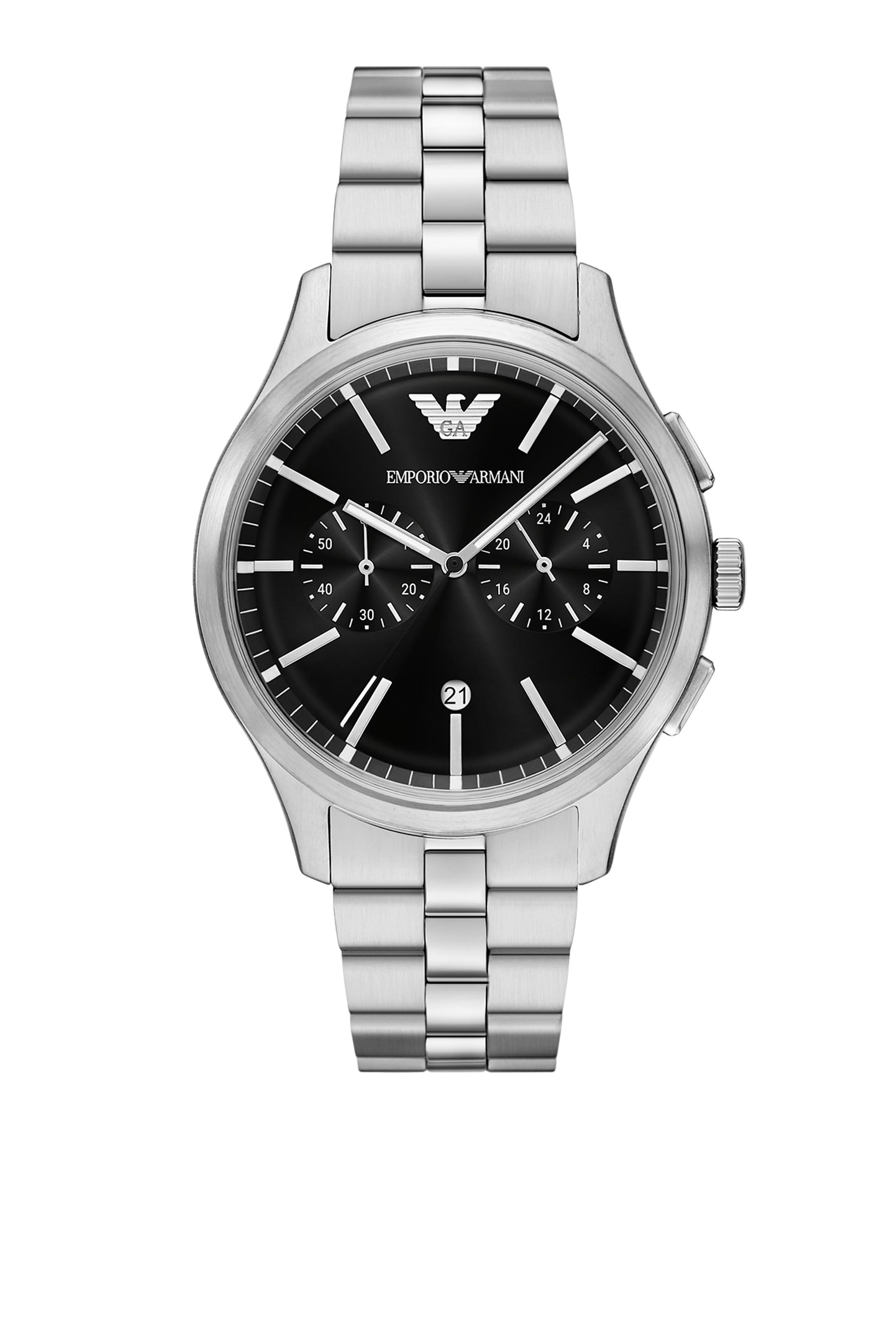 Chronograph Stainless Steel Watch 