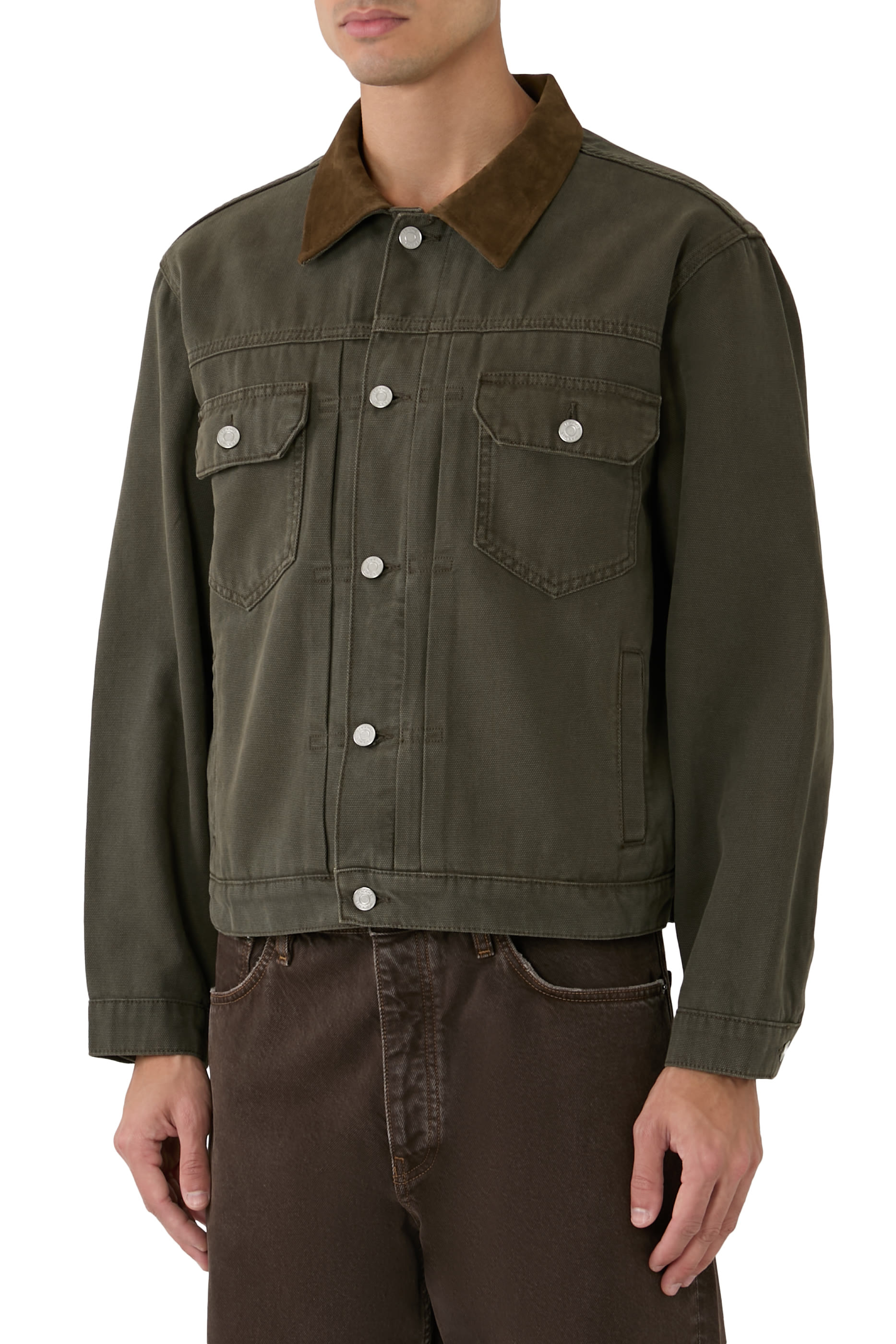 Canvas Trucker Jacket 