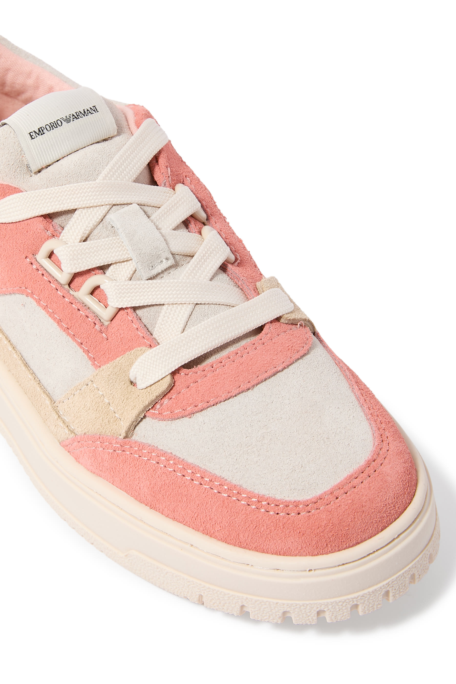 Kids Lace-up Suede Sneakers