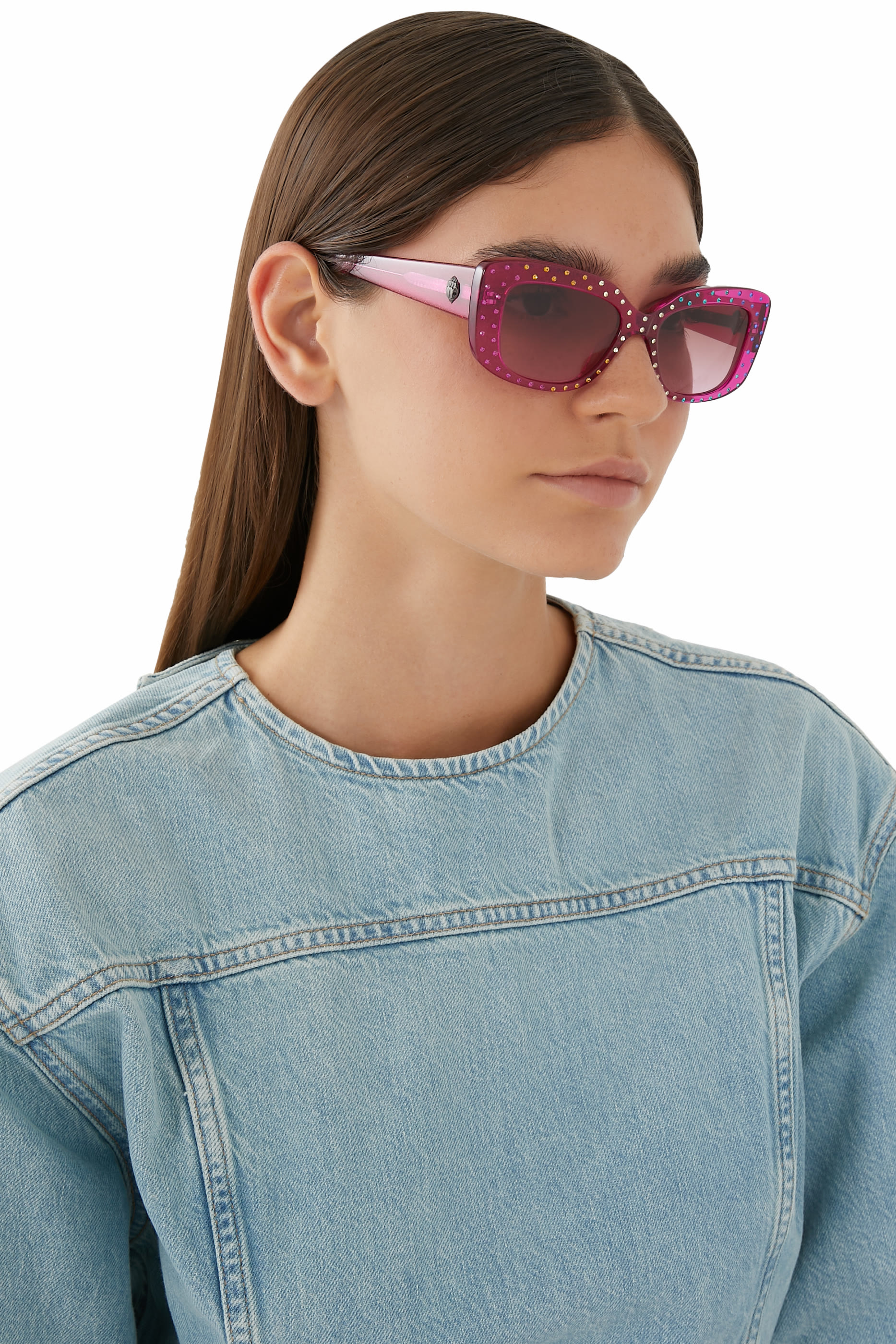 Shoreditch Gem Rectangle Sunglasses