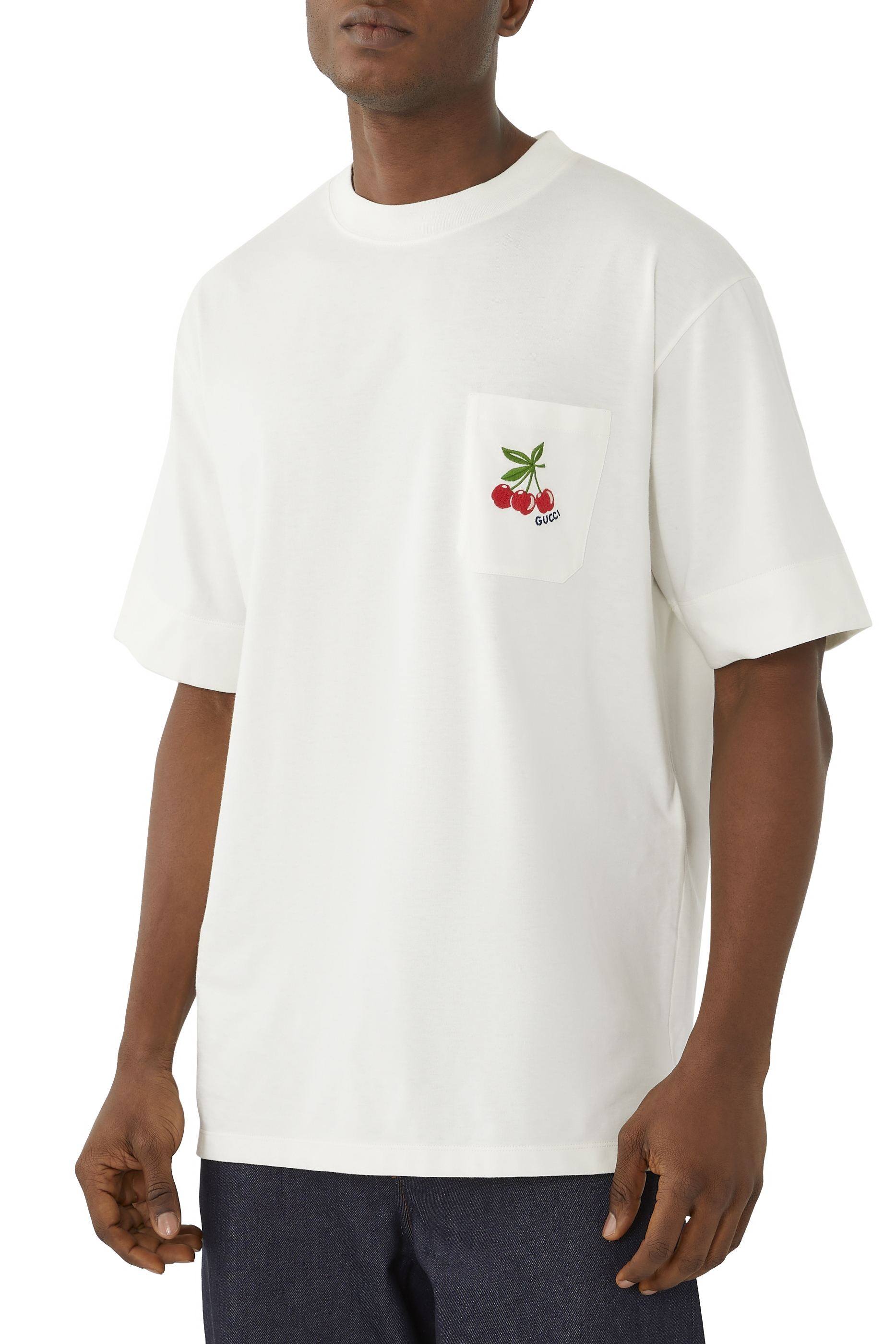 Cherry Embroidery T-Shirt