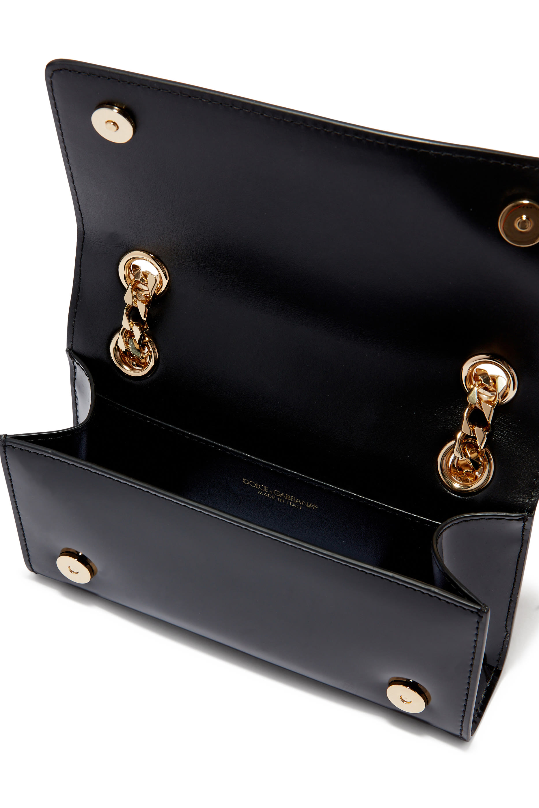 Logo Leather Shoulder Bag