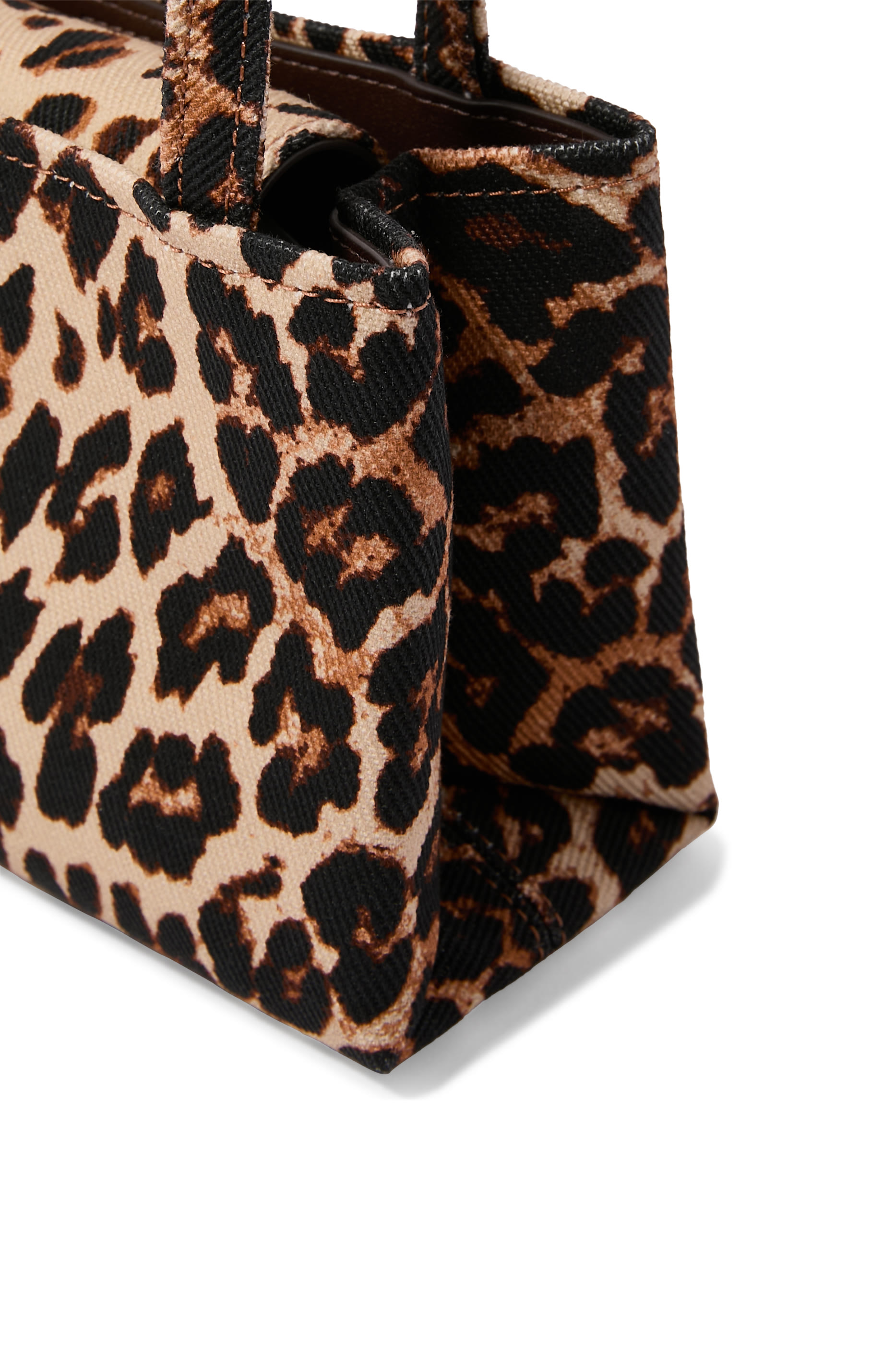 Sam Icon Leopard Mini Tote Bag