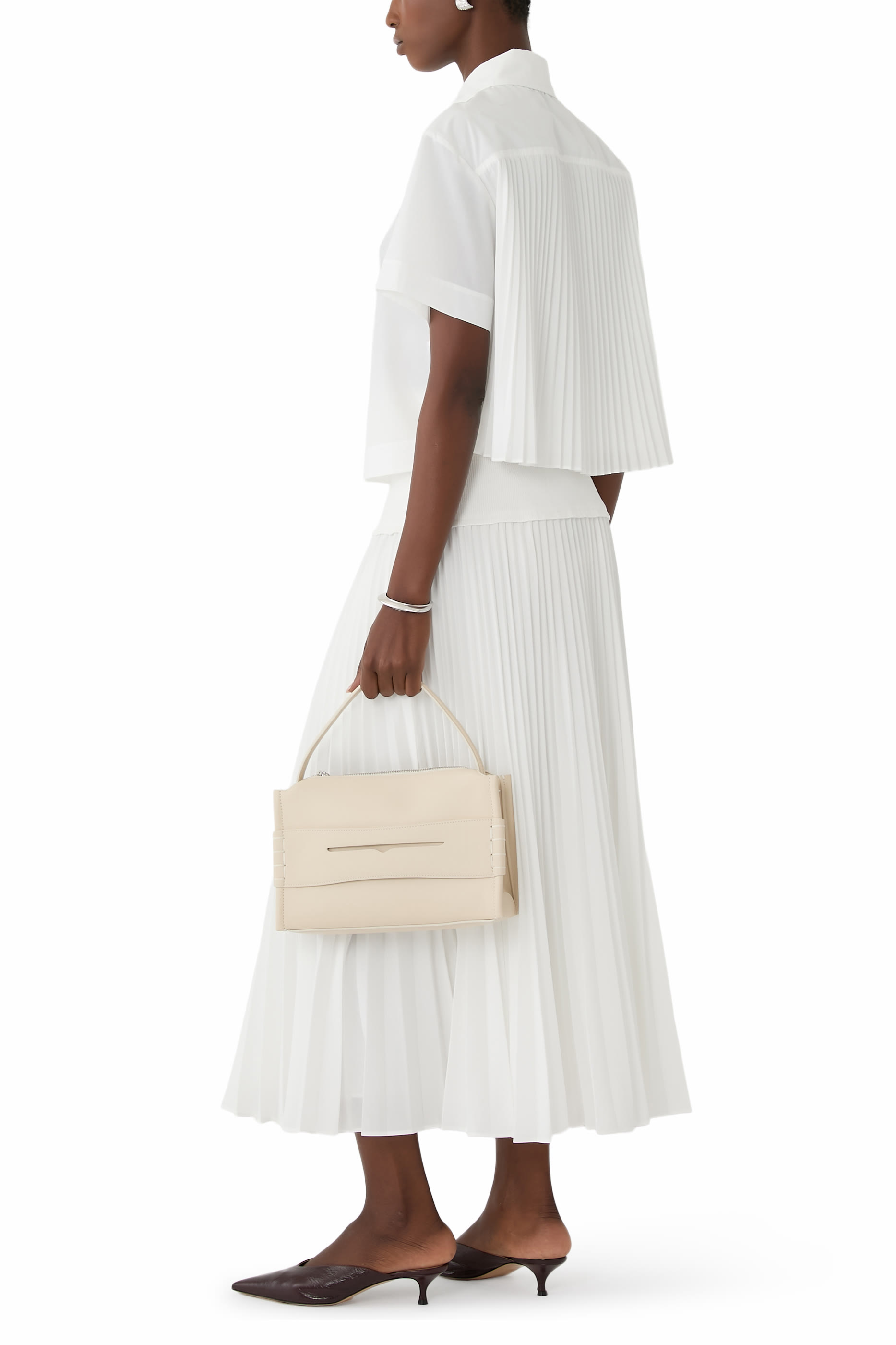 Bernie Cotton Pleated Shirt