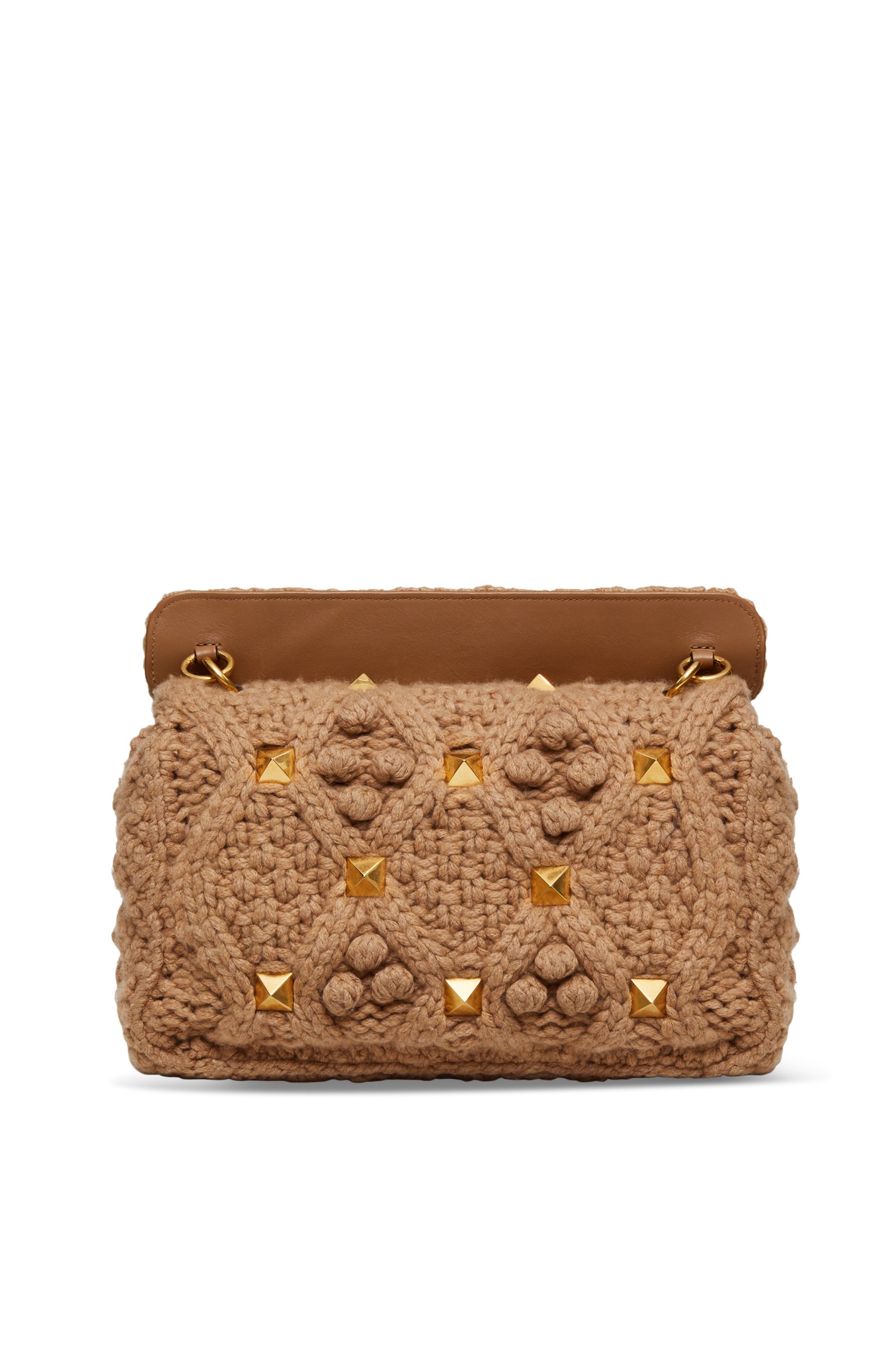 Valentino Garavani Roman Stud Knitted Bag