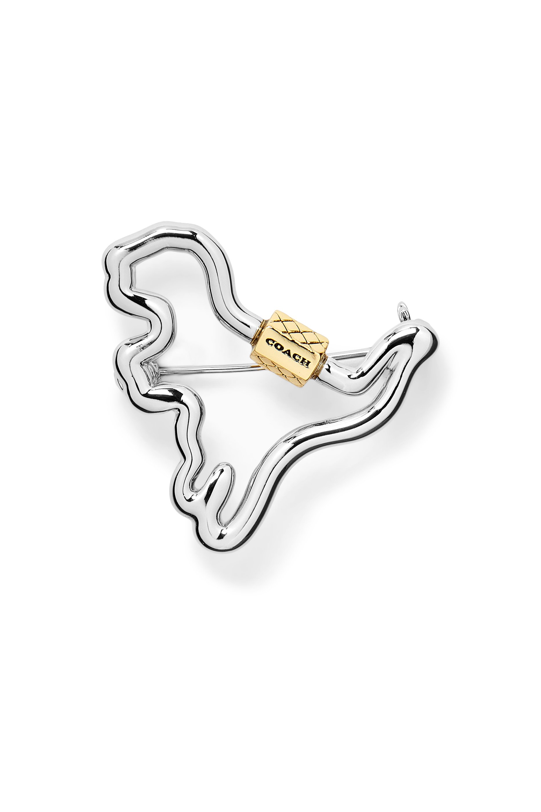 Carabiner Rexy Brooch, Metal