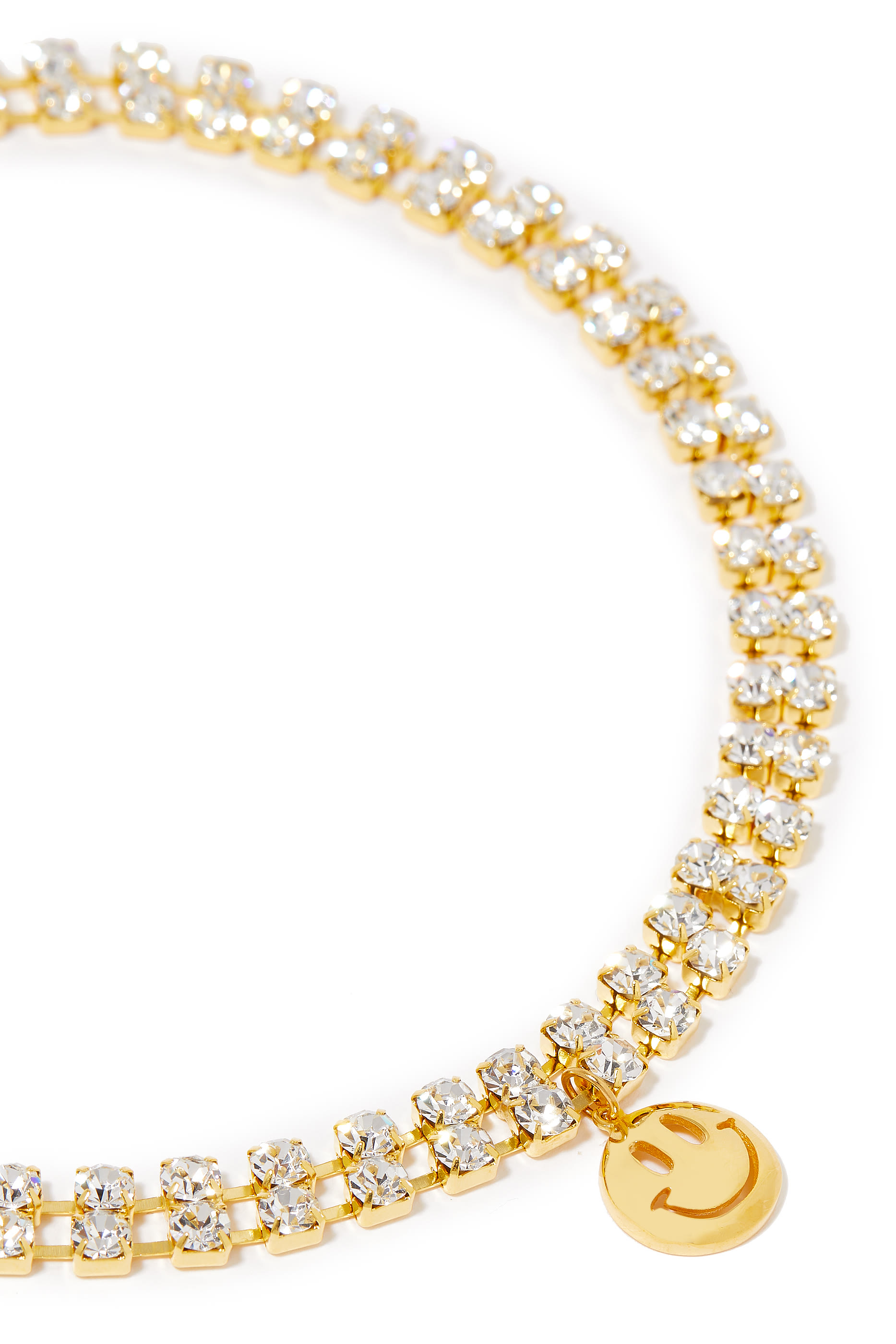 Sussudio Mini Choker, 24k Gold-Plated Brass & Swarovski Crystals