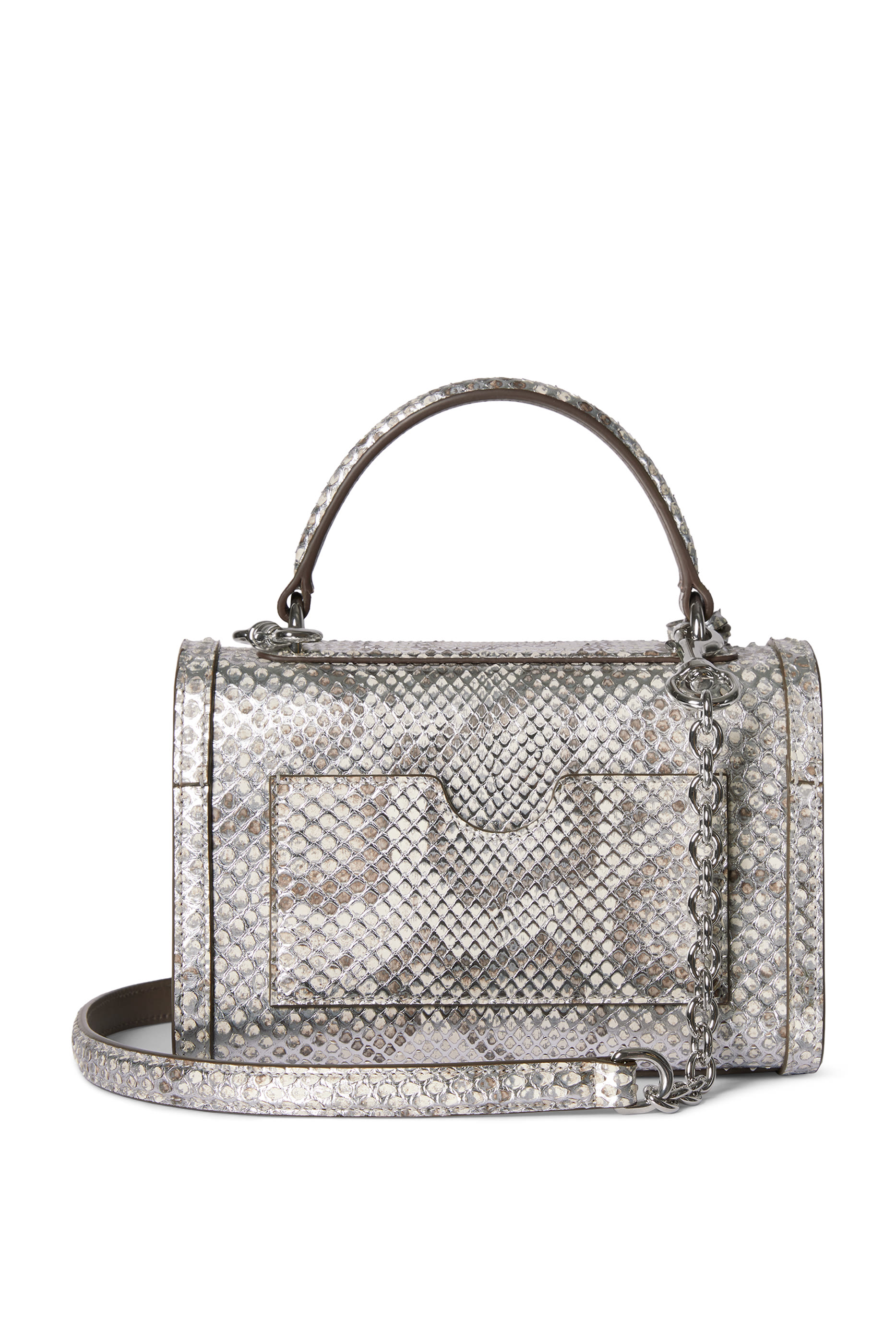 Padlock Python Small Top-Handle Bag