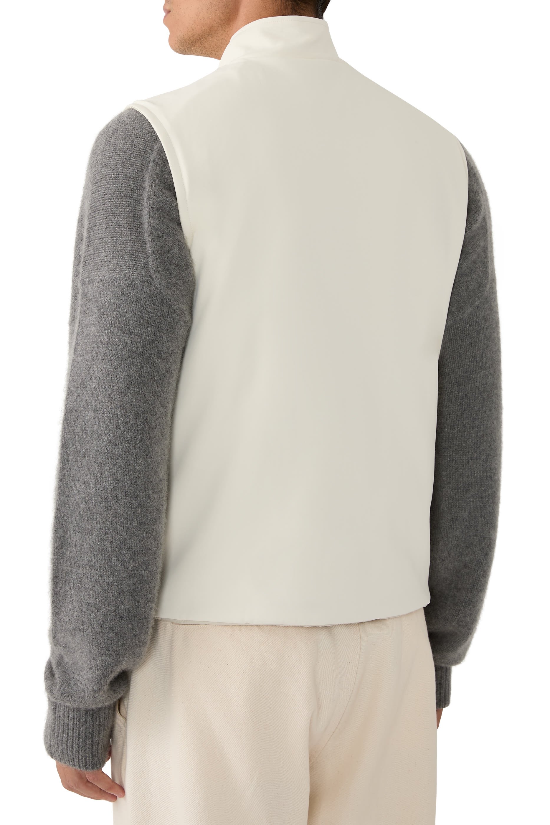 Reversible Padded Cotton Vest