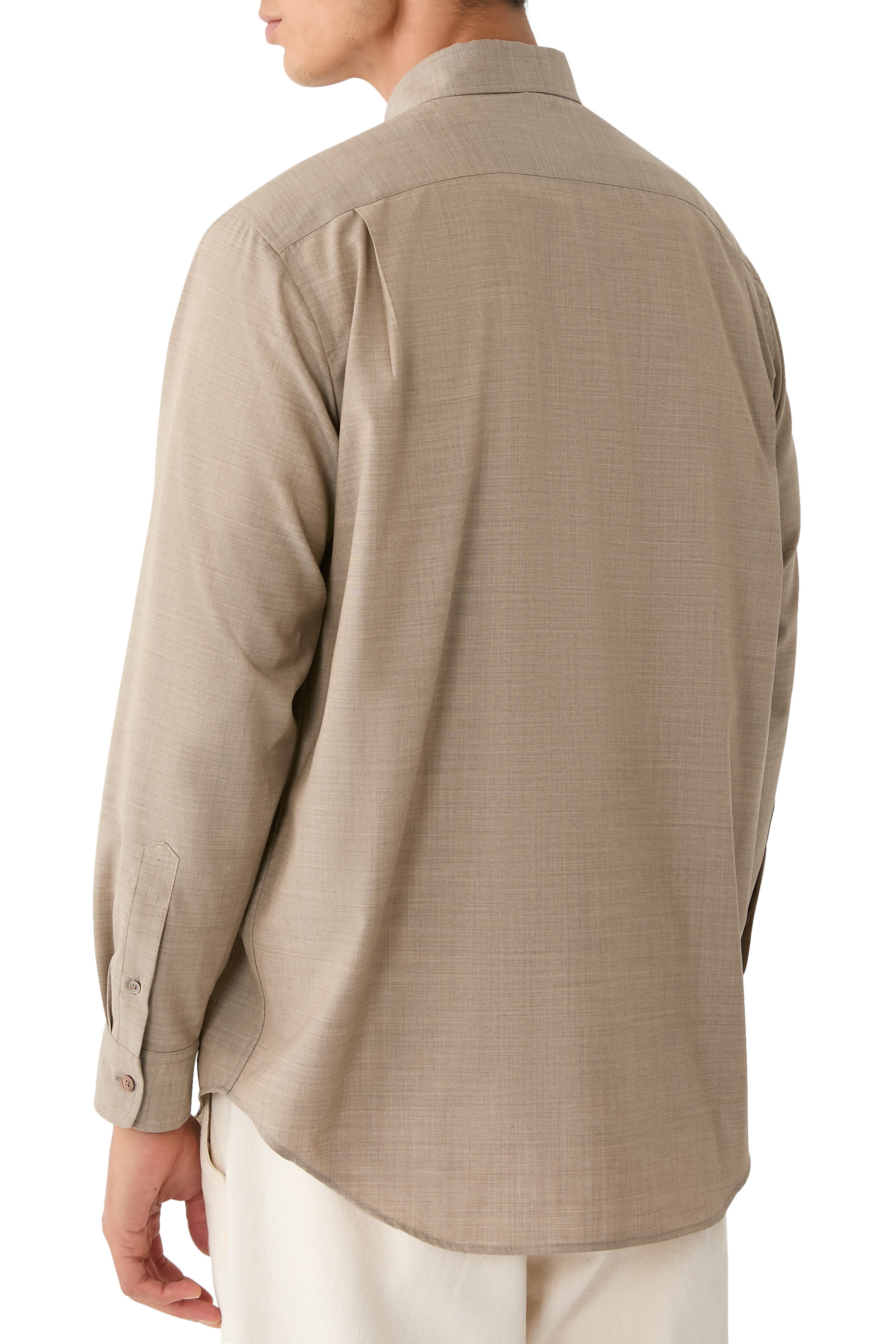 Super Fine Tropical Wool Shirt