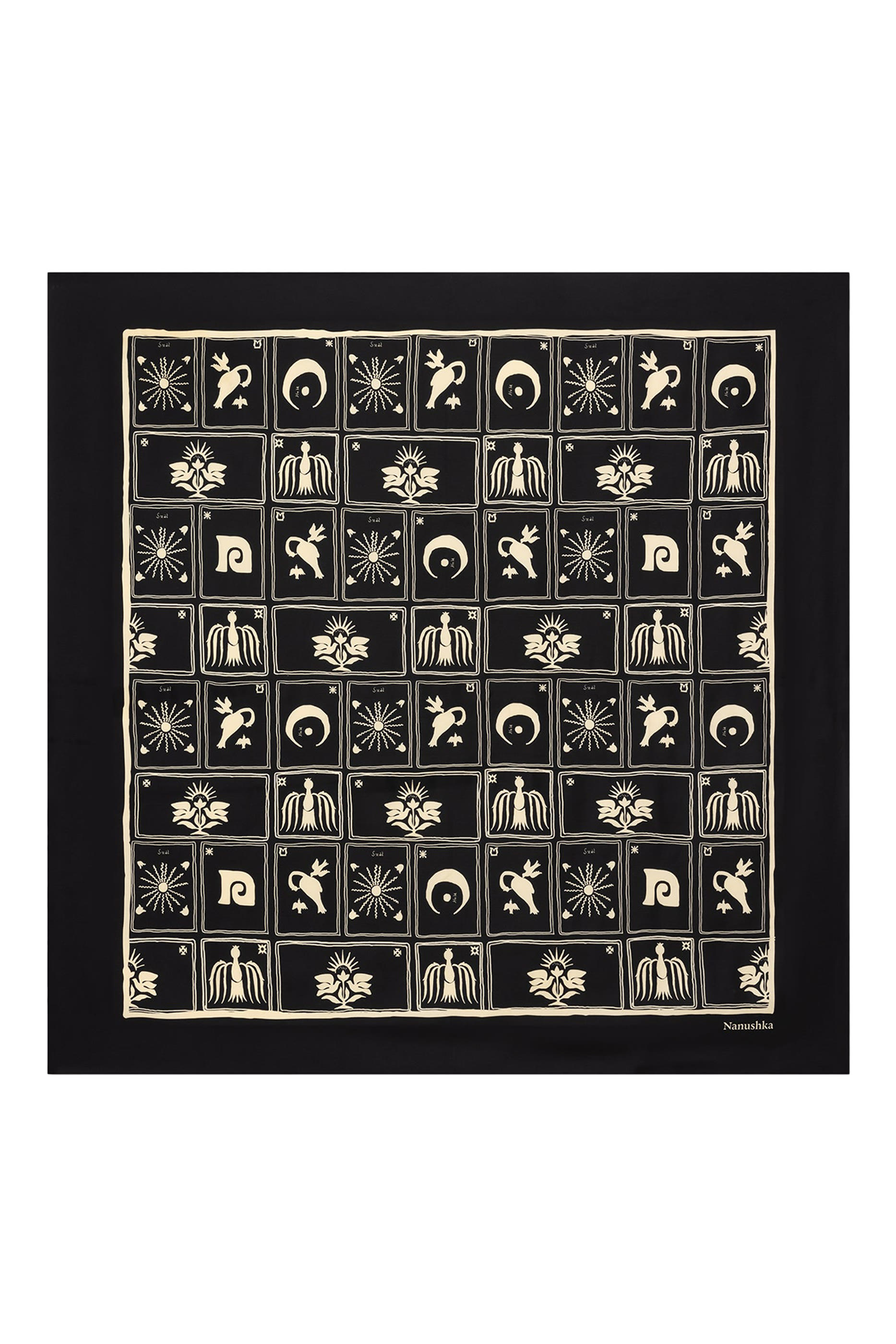 Miani Printed Silk Scarf