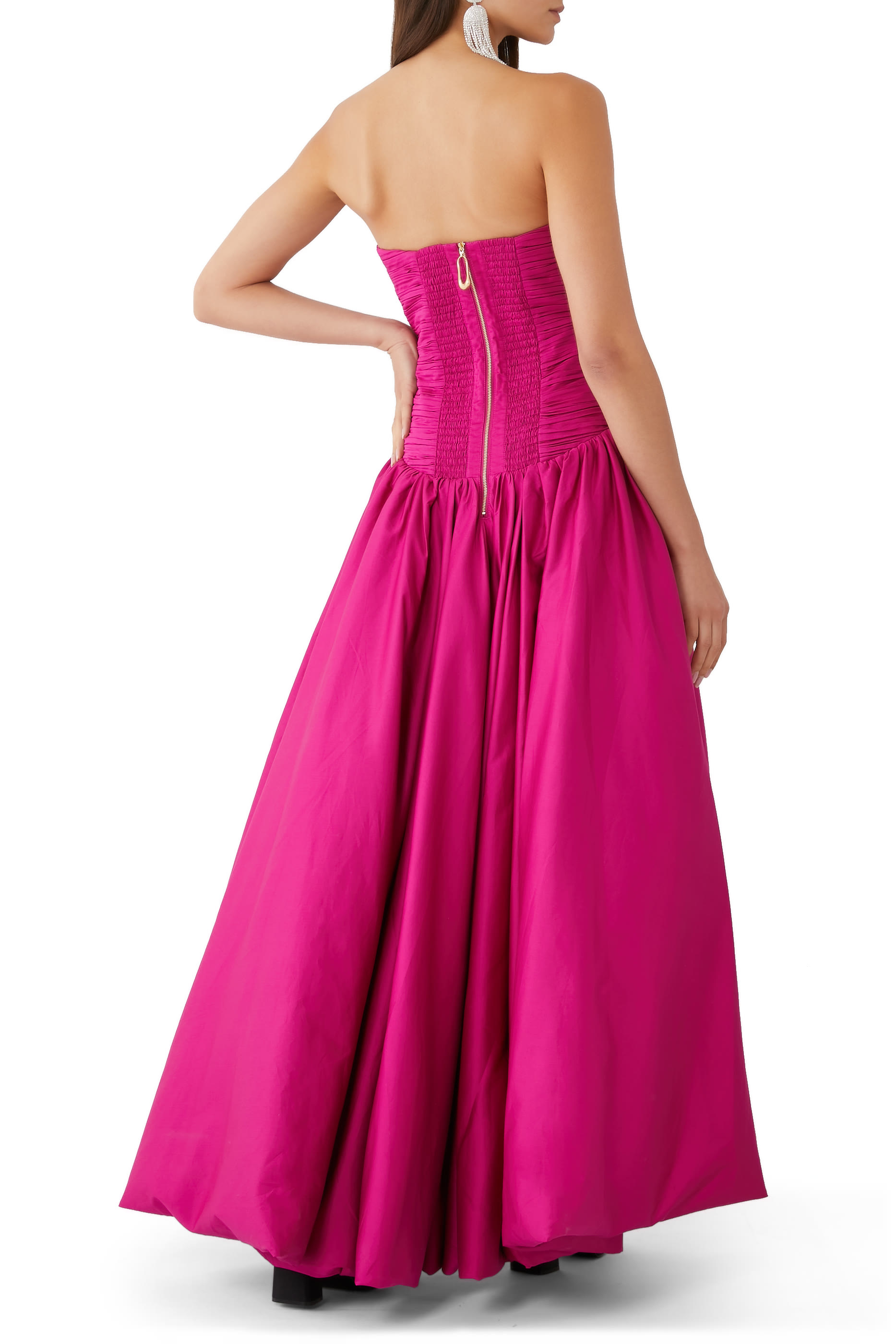 Bubble Hem Maxi Dress