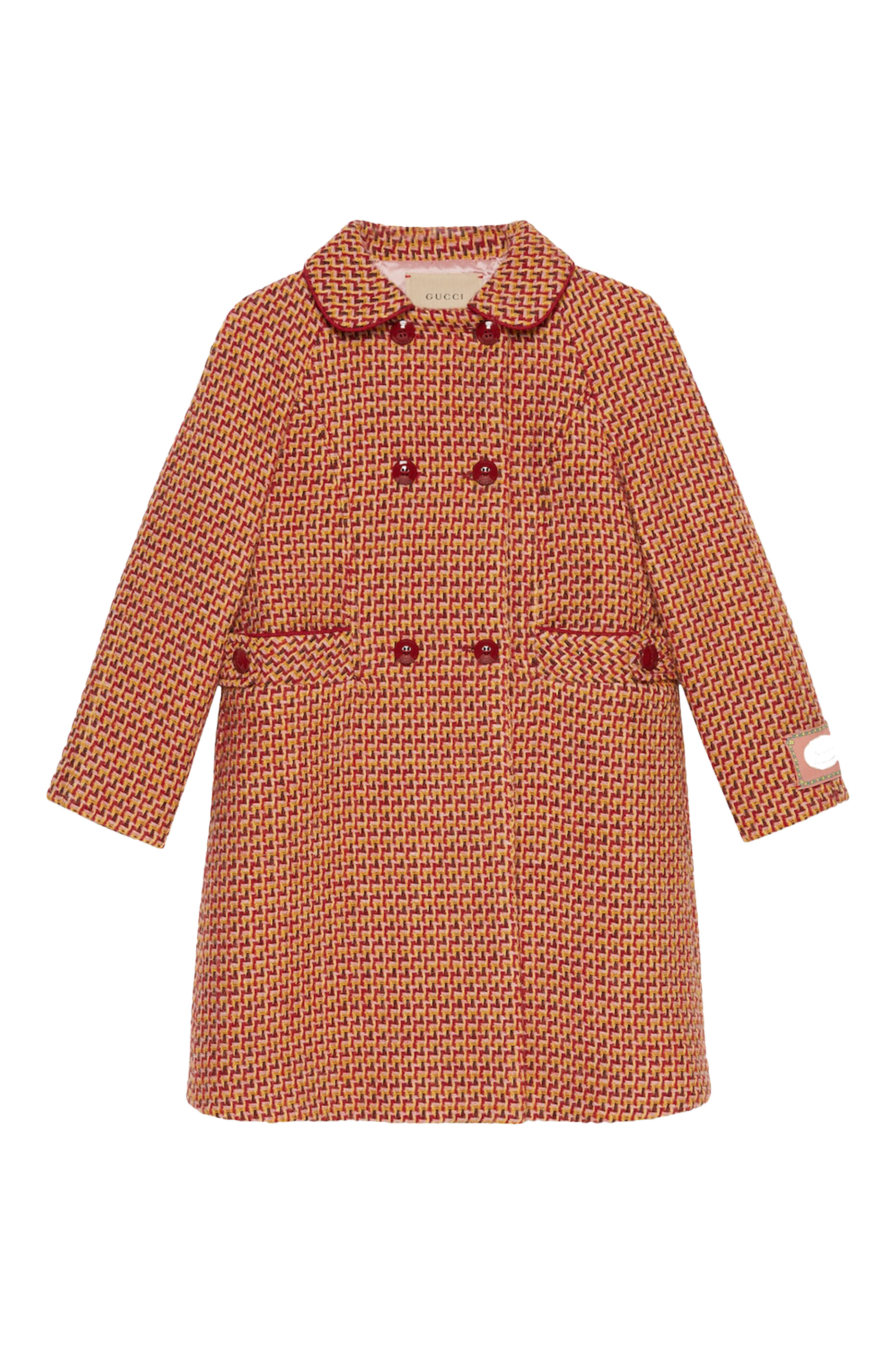 Kids Wool Tweed Coat
