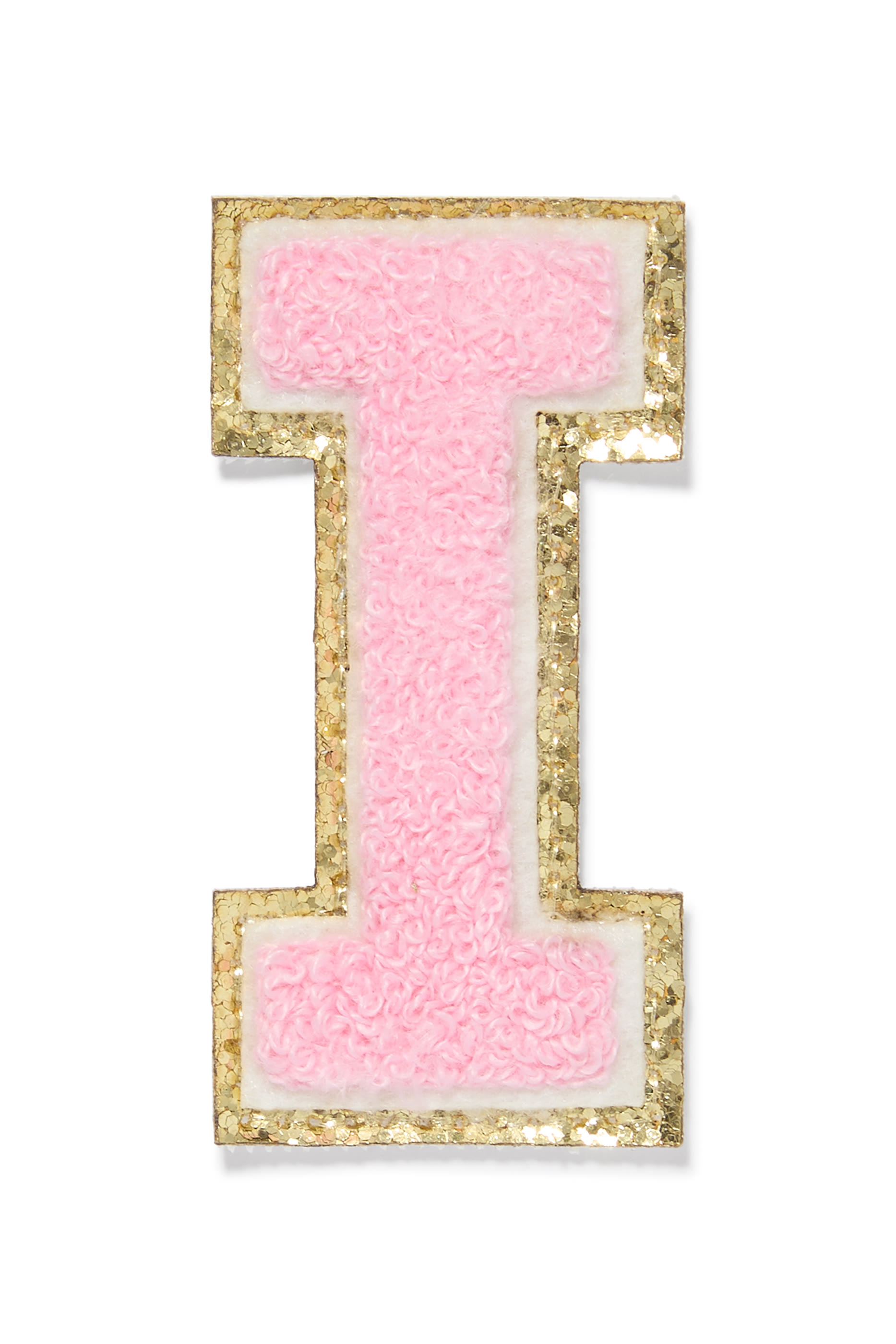 Kids 3" Chenille Sparkle I Letter Patch