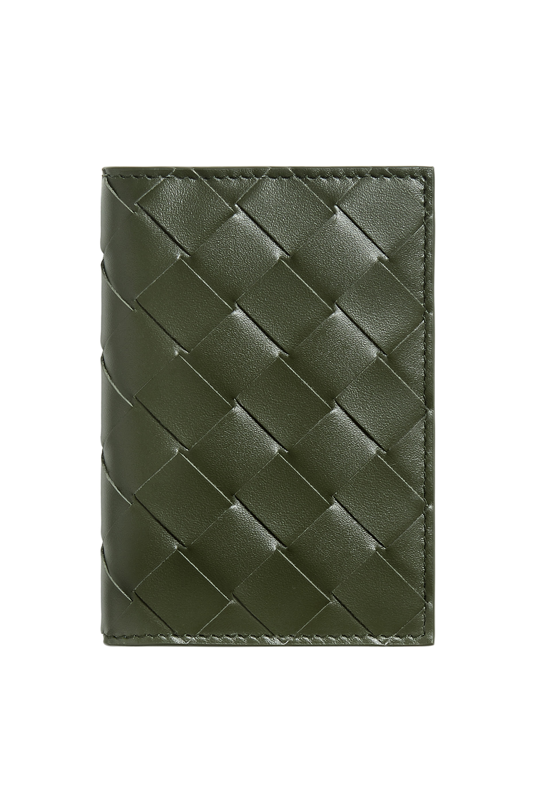 Intrecciato Flap Card Case