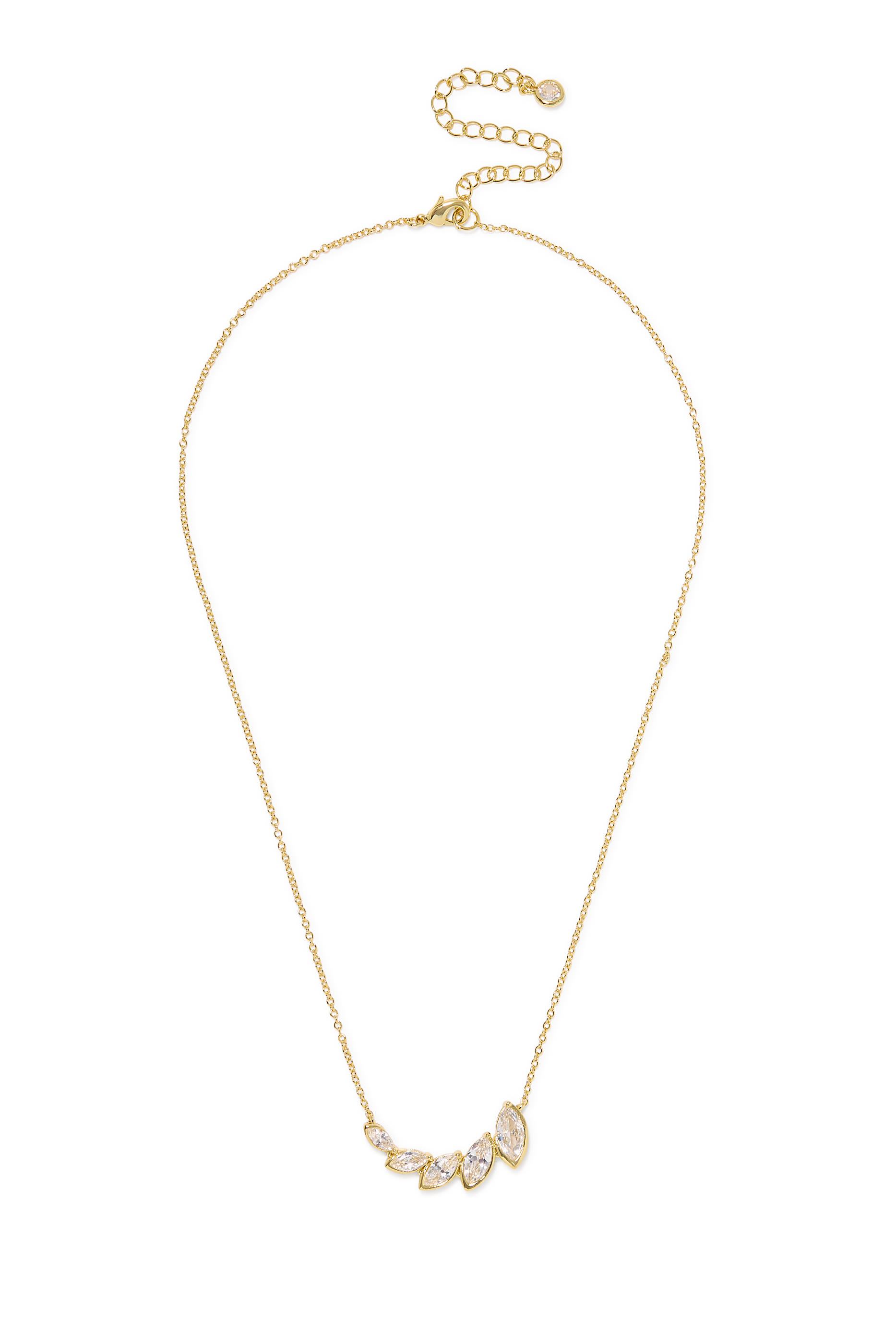 Pear CZ Necklace Jewelry Set