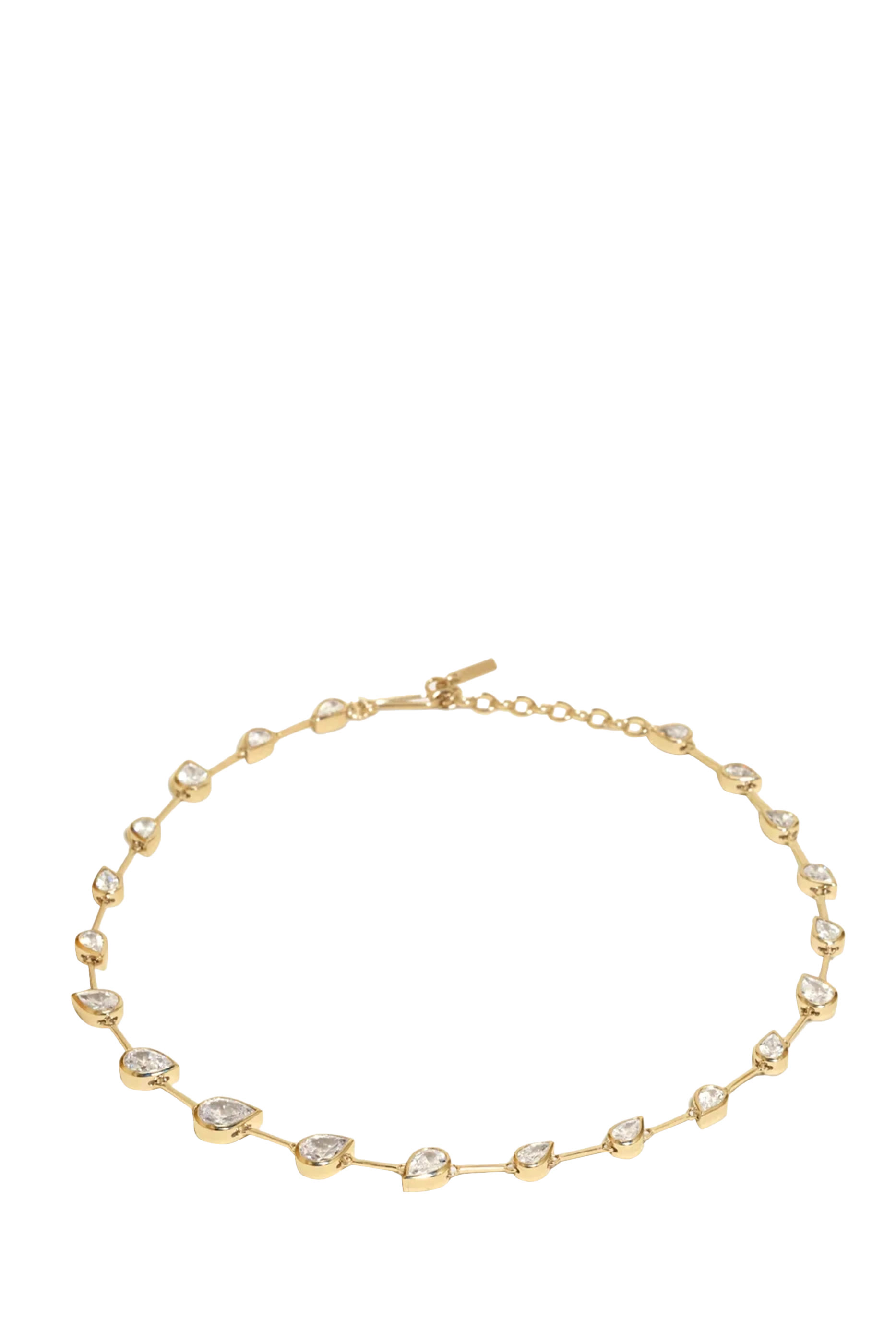 Myriad Necklace, Recycled Sterling Silver Plated in 18k Yellow Gold Vermeil &  Zirconia