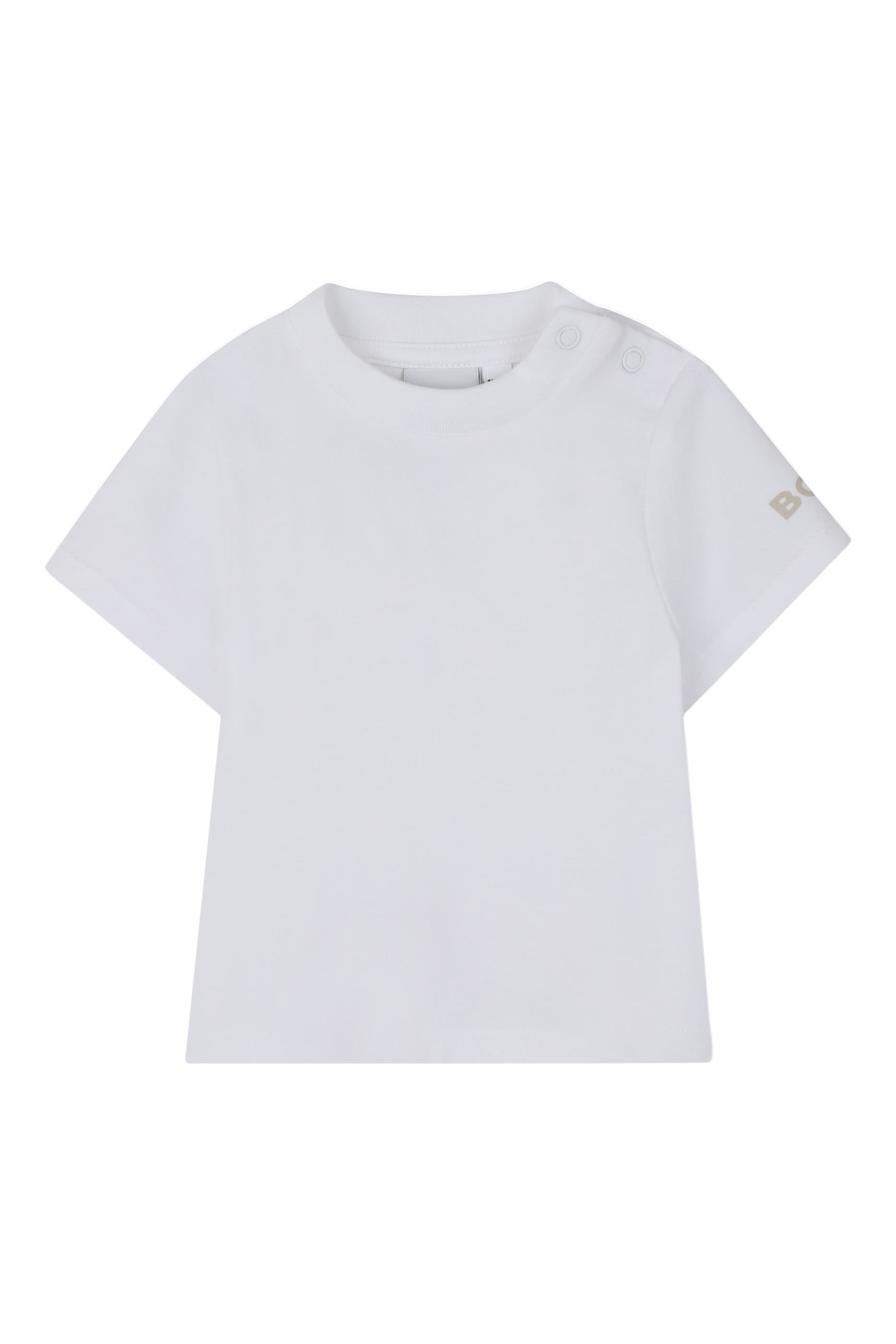 Kids Logo Stripes T-Shirt and Dungarees Set