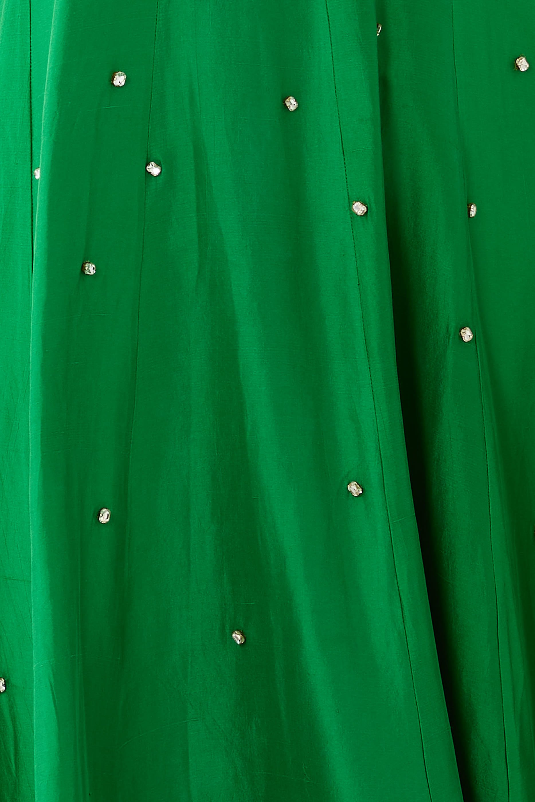  Lush Emerald Embroidered Dress