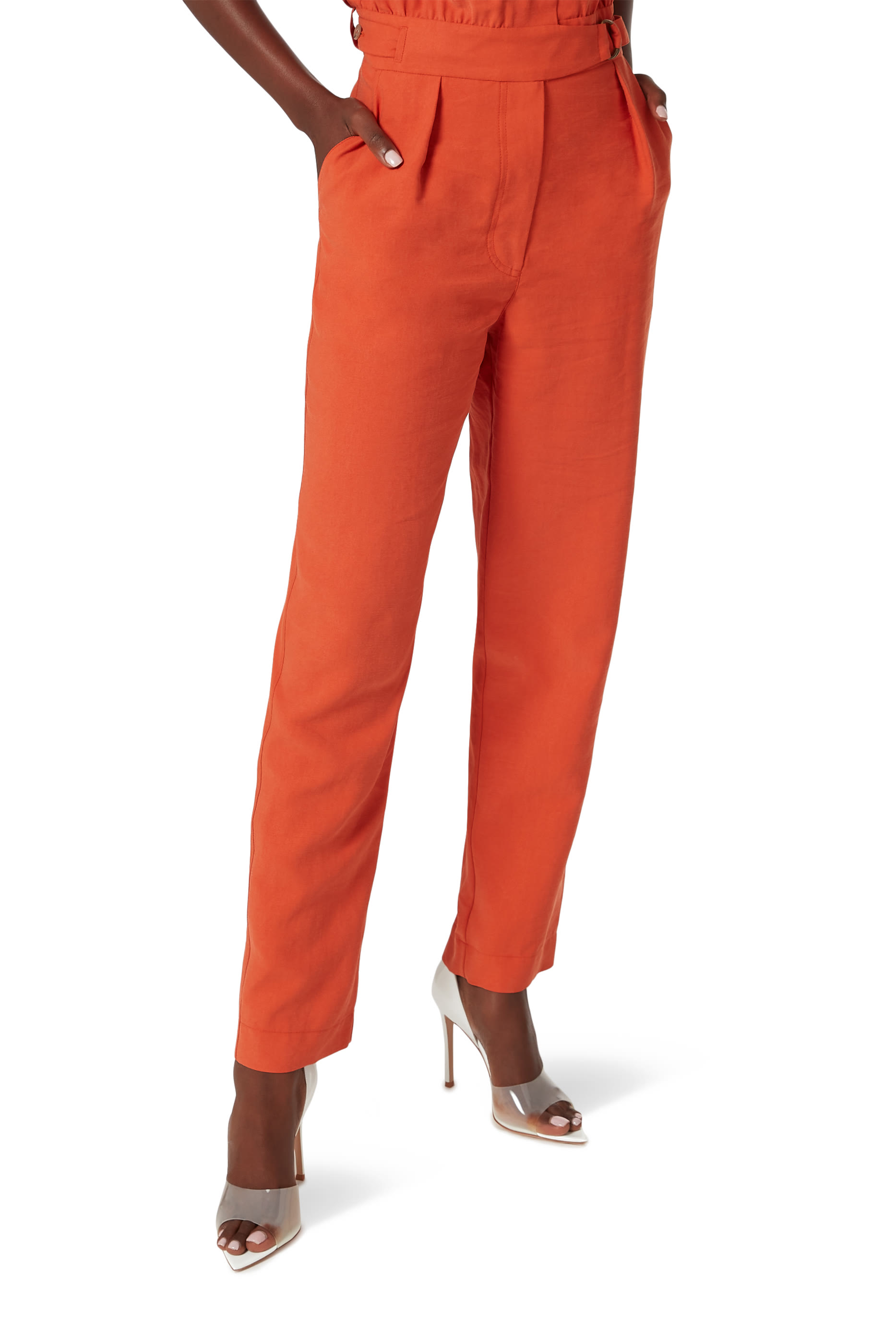 Bree 105 Plexi Open Toe Pumps