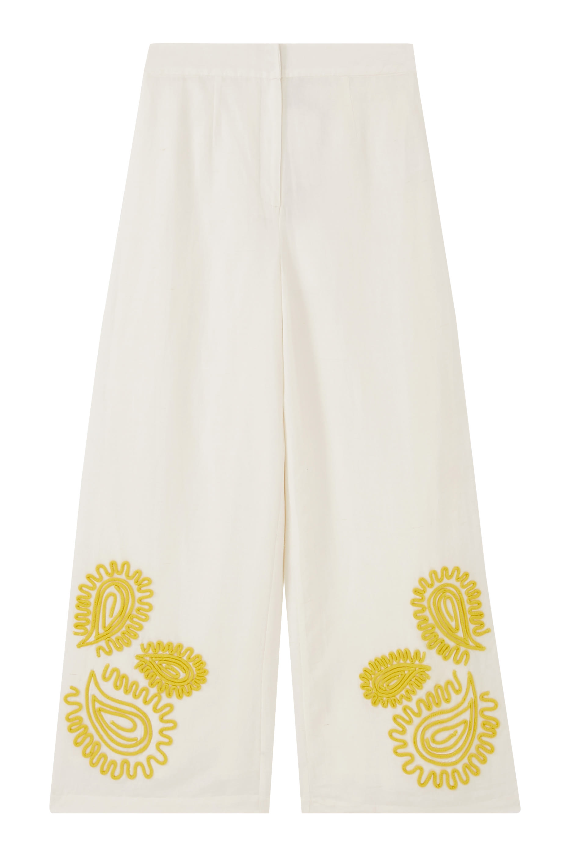 Carly Embroidered Wide Leg Pants