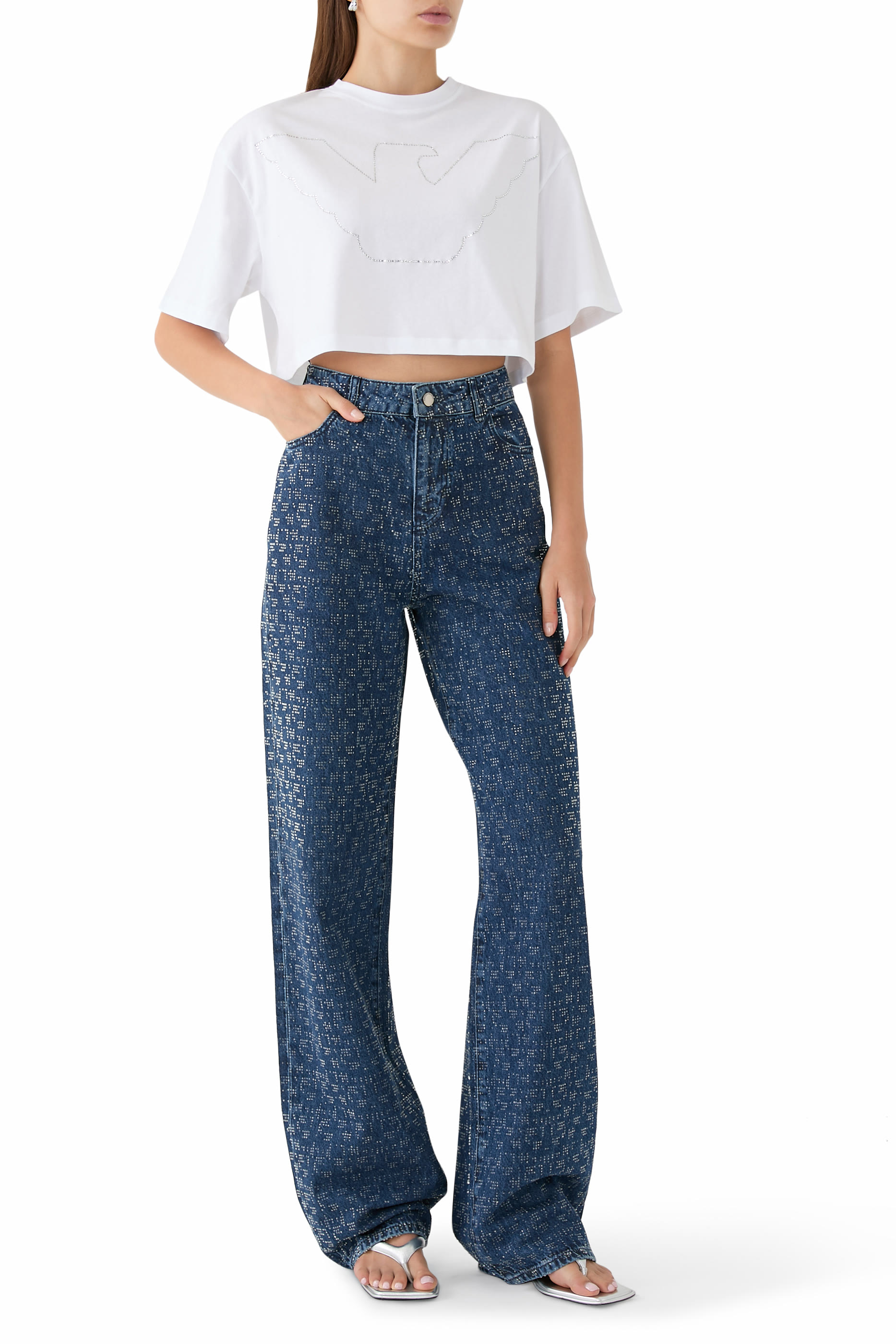  Straight-Leg Denim Jeans