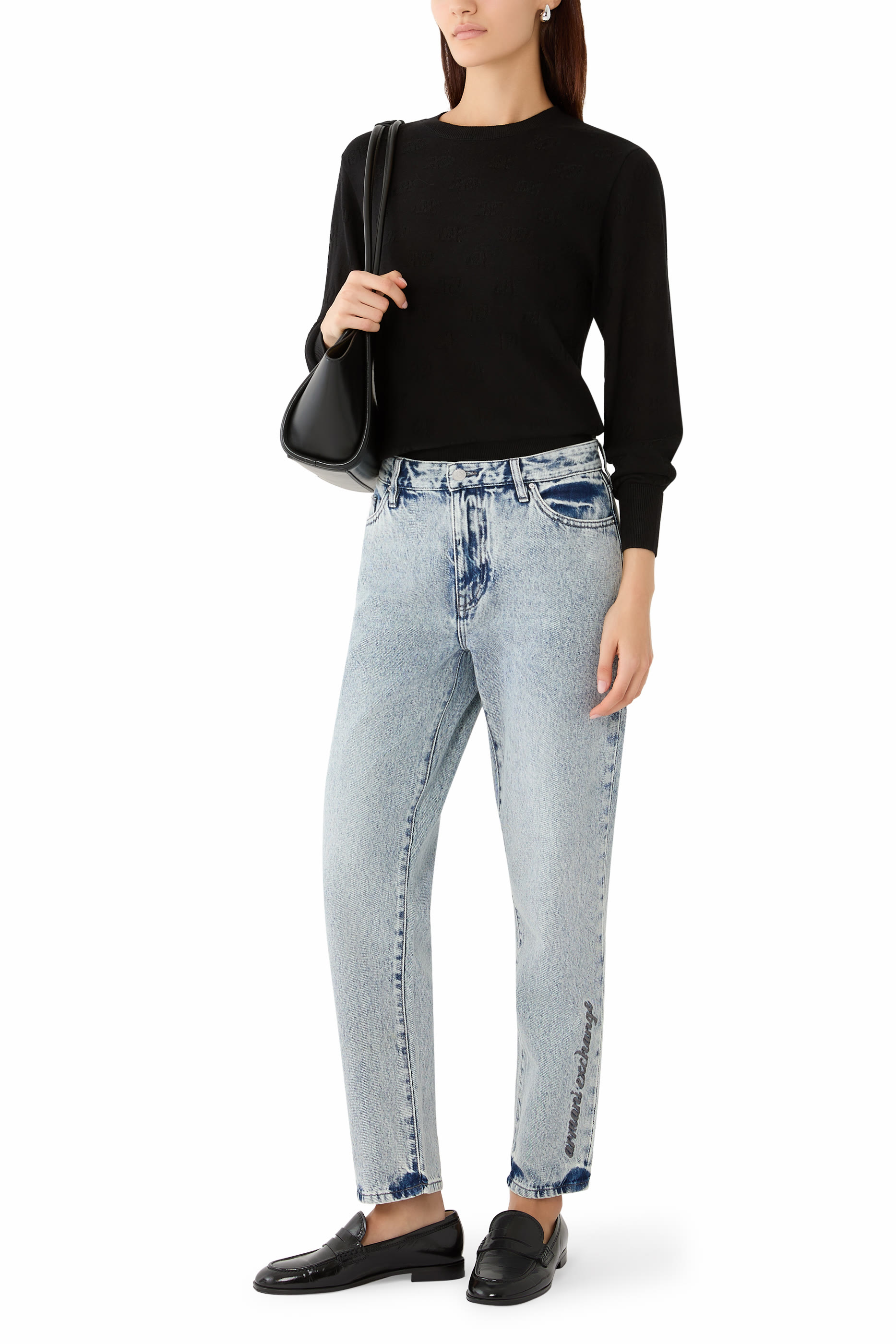 AX Allover Regular Fit Pullover